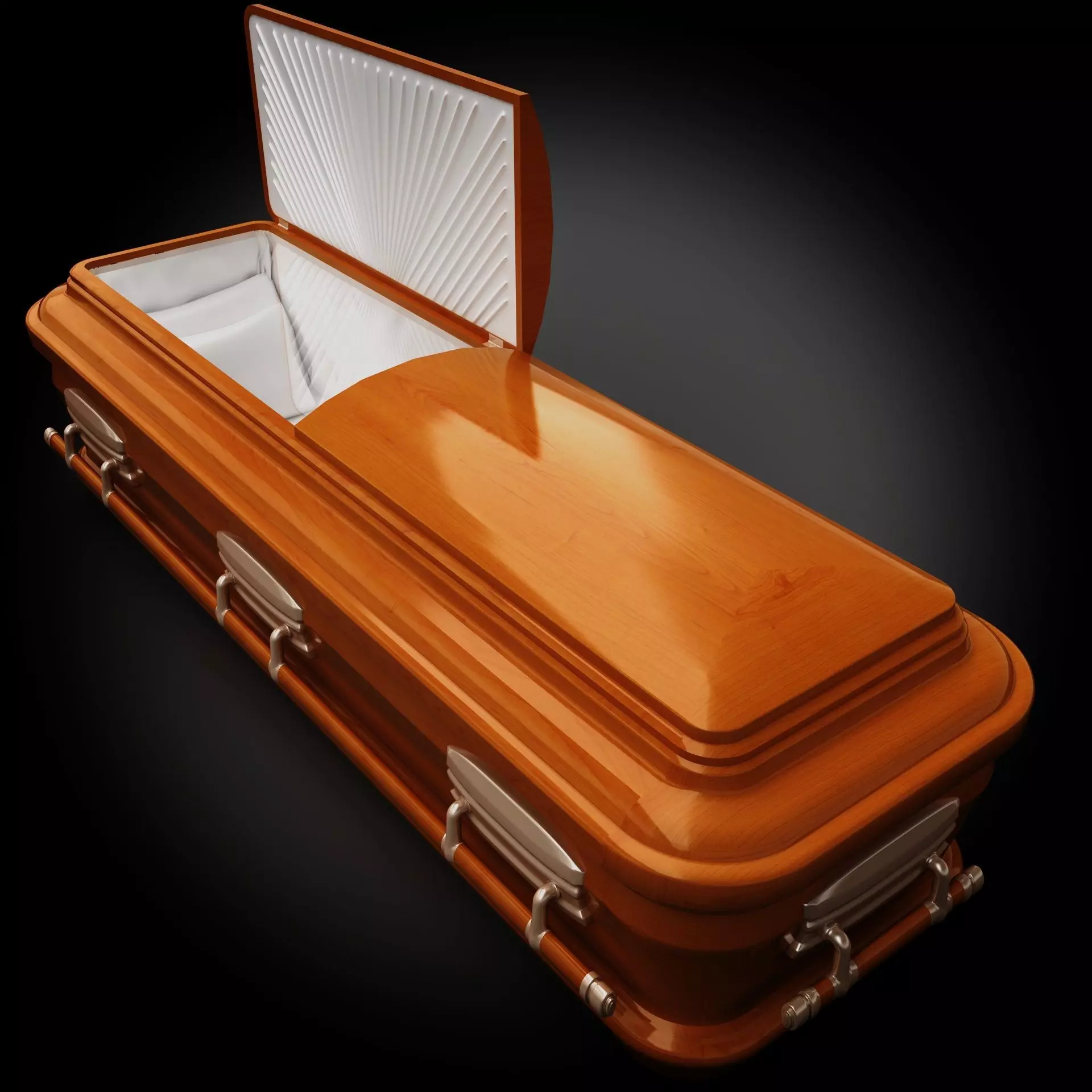  High Def Classic Coffin Wood Modern Italian 3D model_0