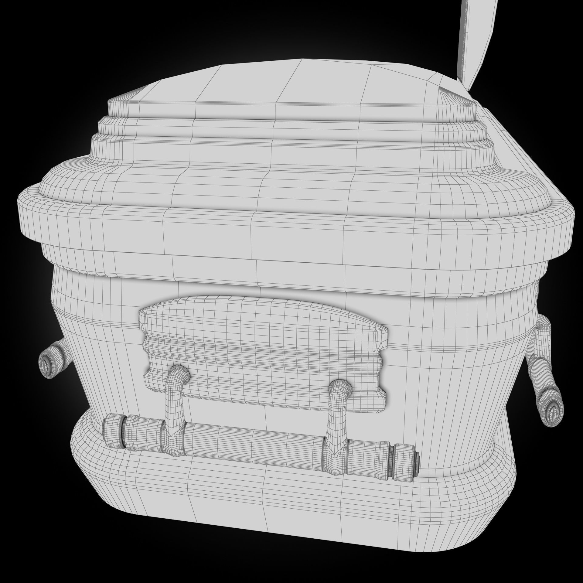  High Def Classic Coffin Wood Modern Italian 3D model_19