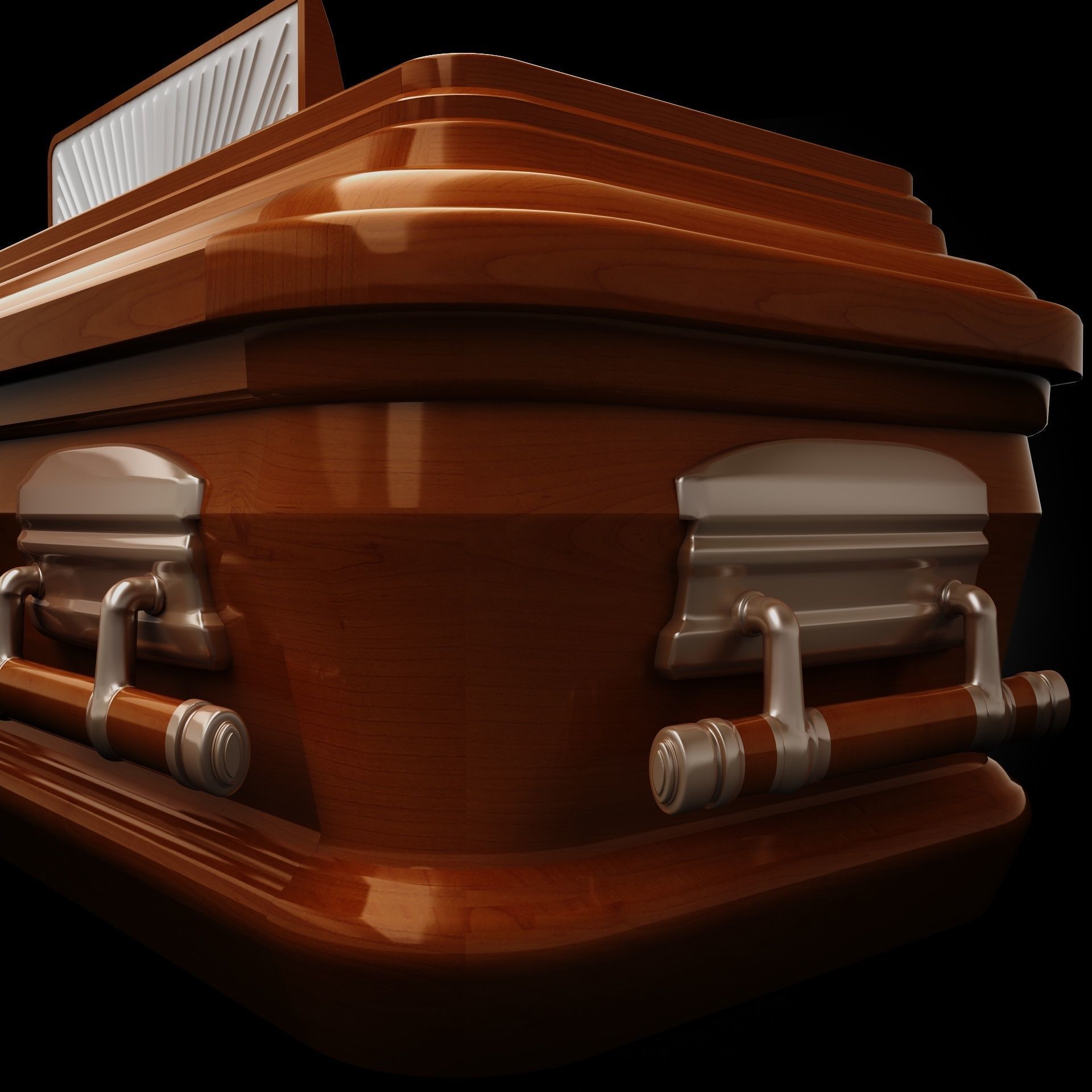  High Def Classic Coffin Wood Modern Italian 3D model_8