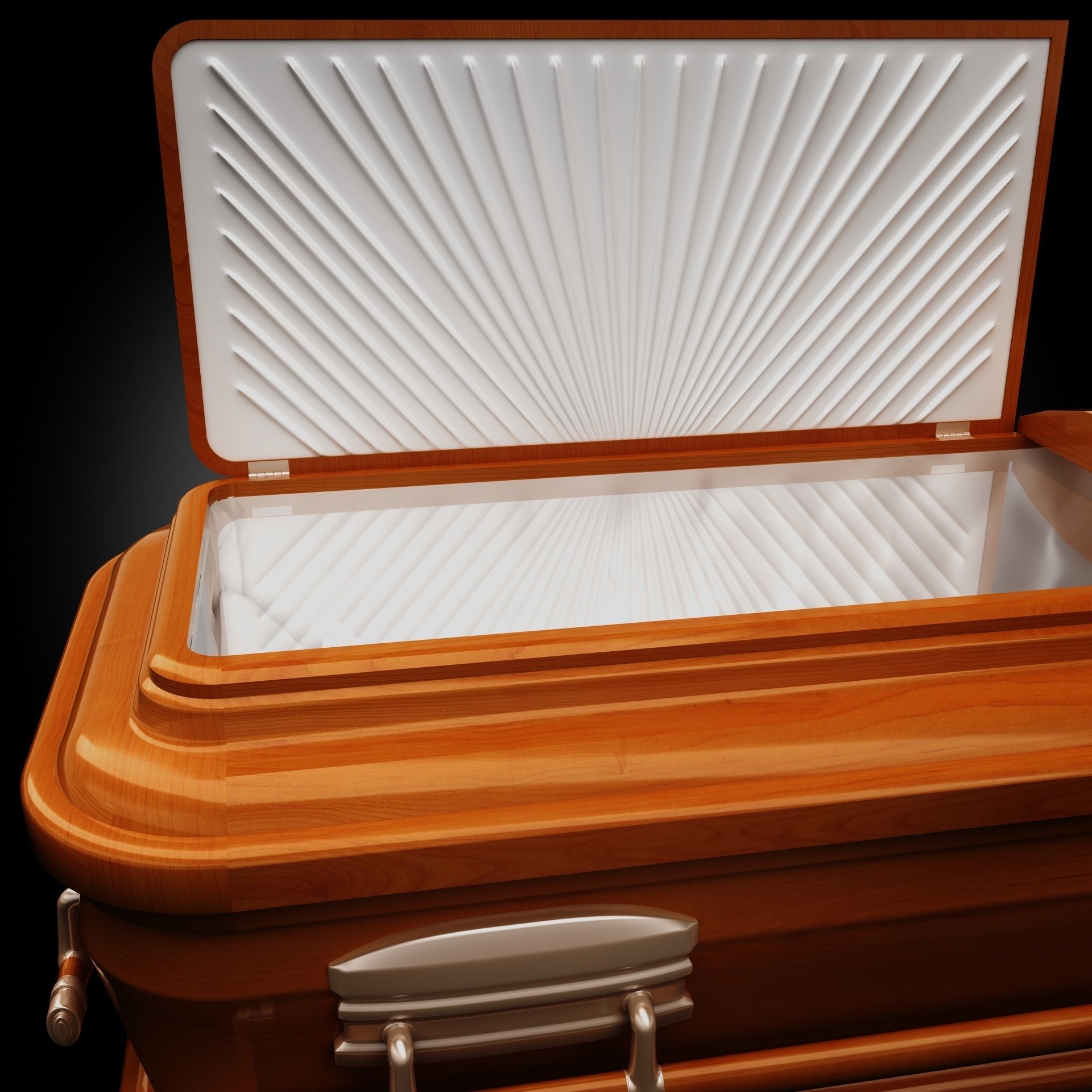  High Def Classic Coffin Wood Modern Italian 3D model_7