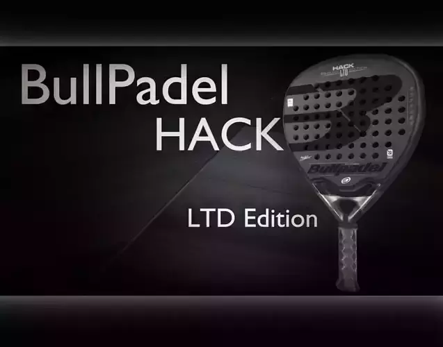 Padel - Sport Paddle racket - BullPadel Hack ltd edition Low-poly 3D model
