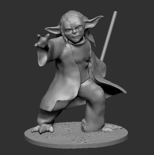 Young Master Yoda 3D print model_0