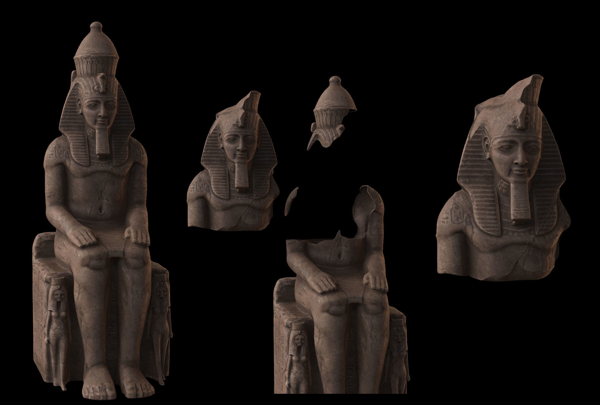 King Ramses II 3D model_1