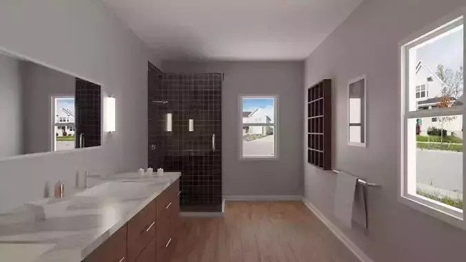Simple Bathroom Scene