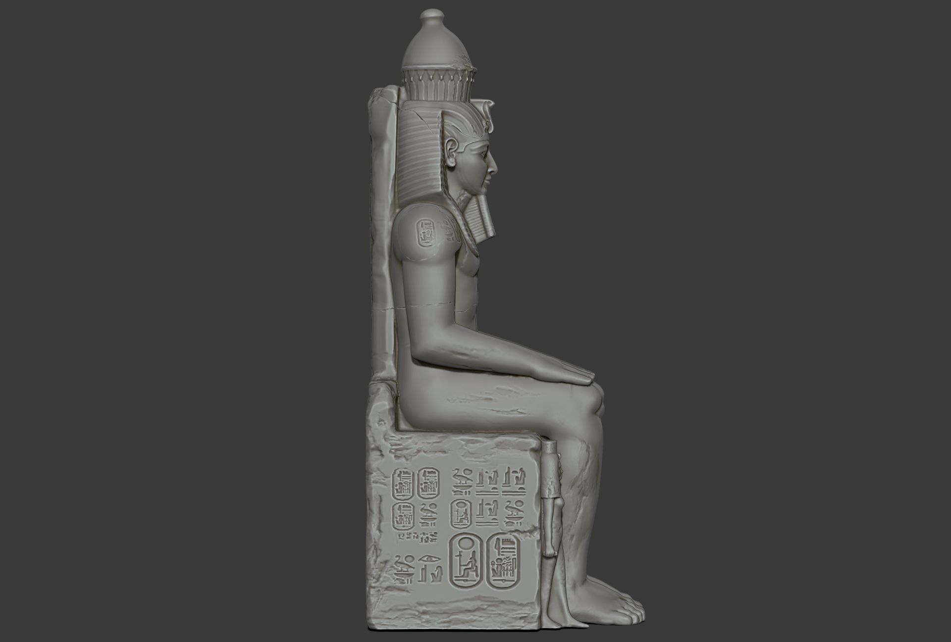 King Ramses II 3d print model 3D print model_6