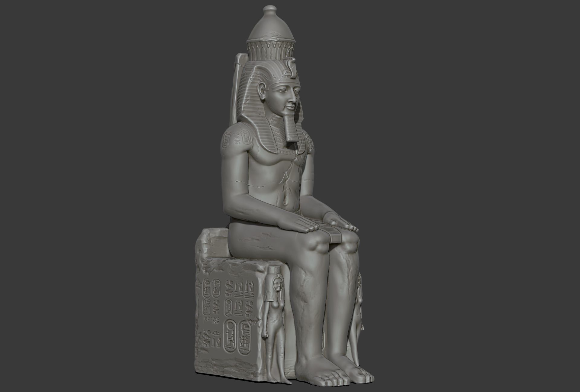King Ramses II 3d print model 3D print model_7