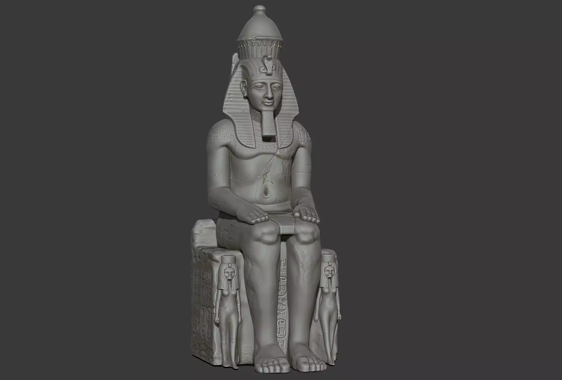 King Ramses II 3d print model 3D print model_0