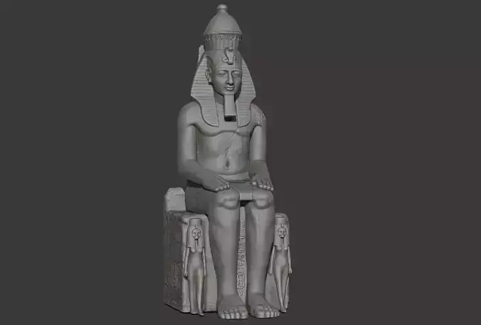 King Ramses II 3d print model