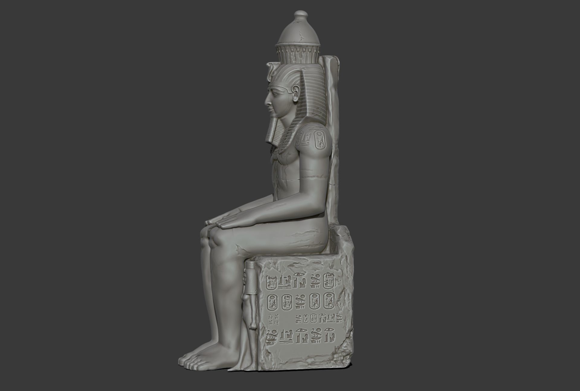 King Ramses II 3d print model 3D print model_3