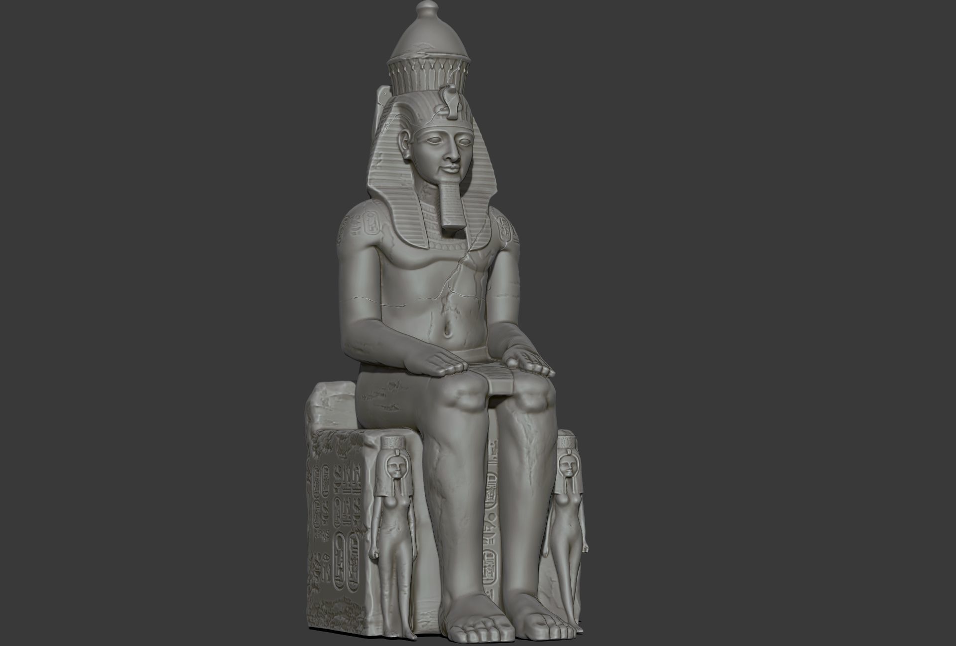 King Ramses II 3d print model 3D print model_8