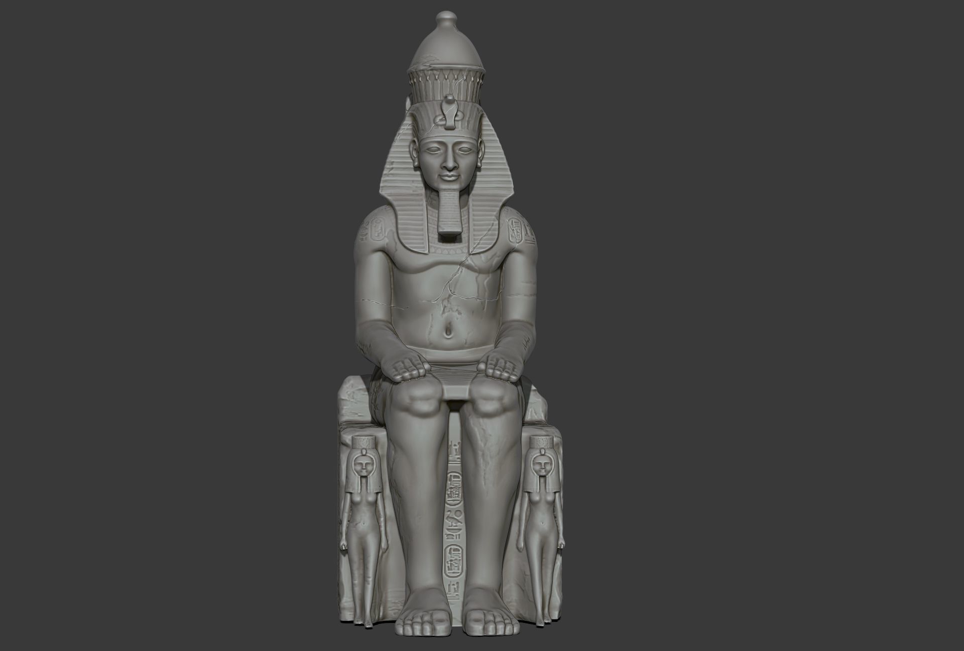 King Ramses II 3d print model 3D print model_1