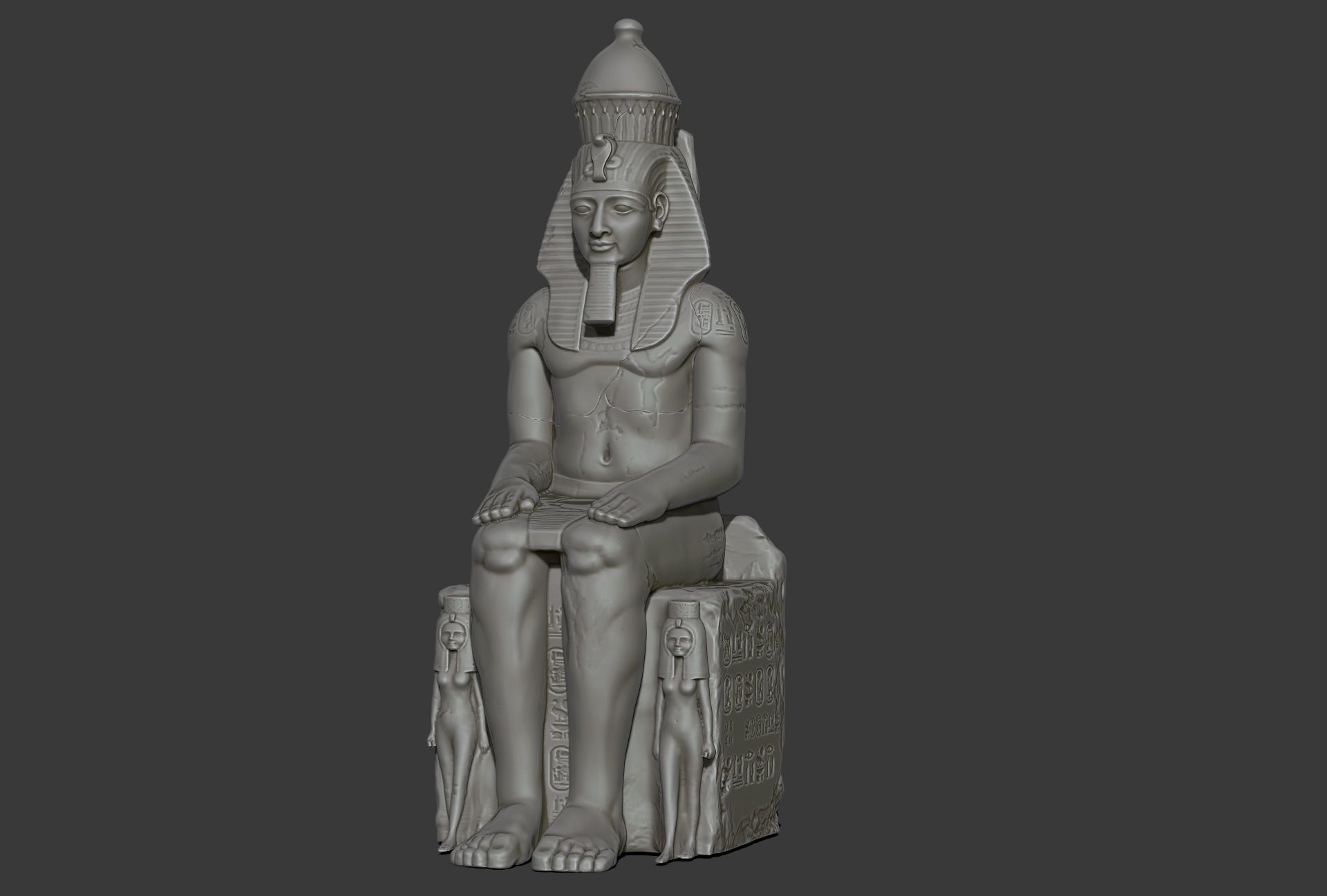 King Ramses II 3d print model 3D print model_2