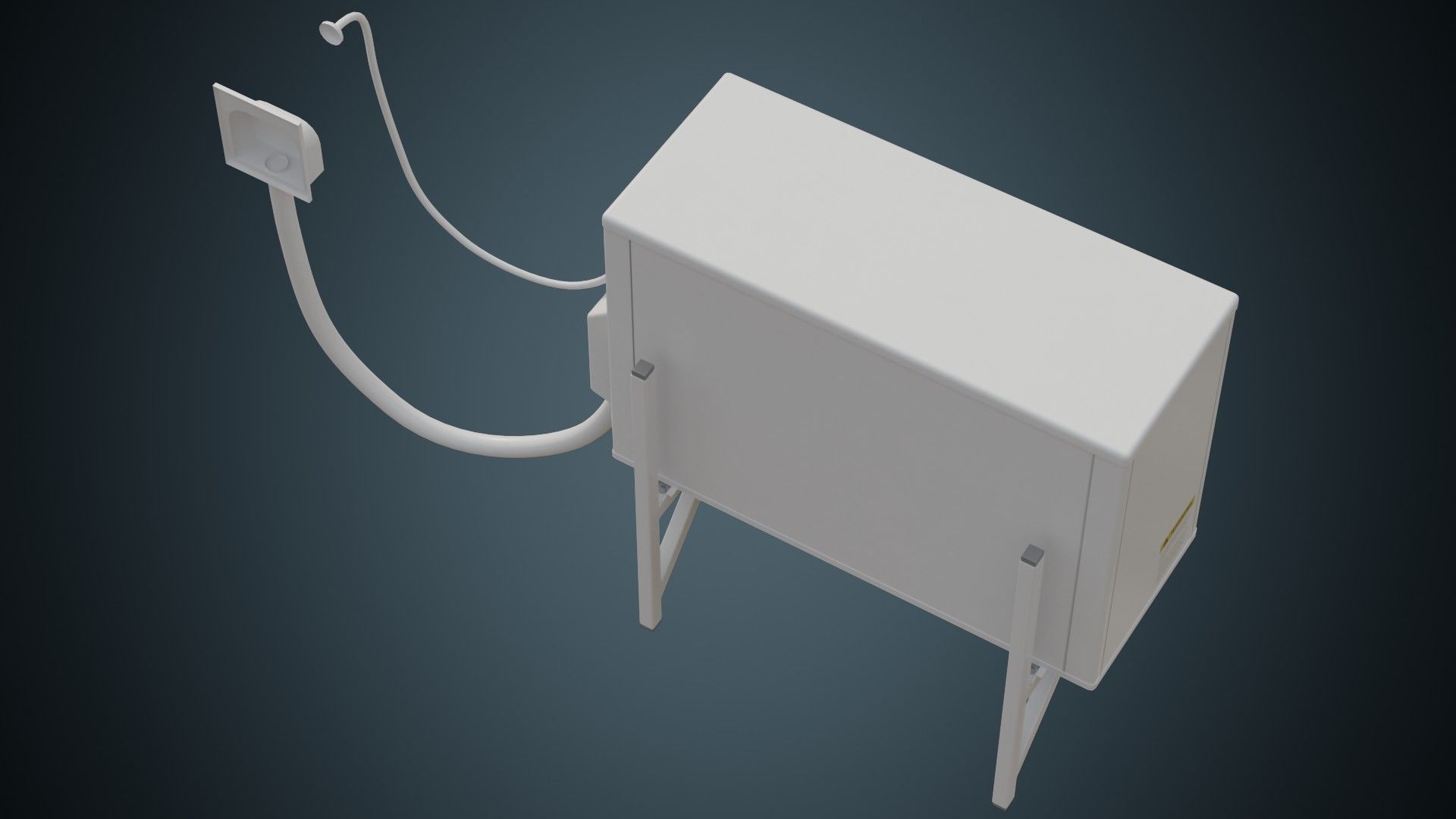 Air Conditioner 5A Low-poly 3D model_2