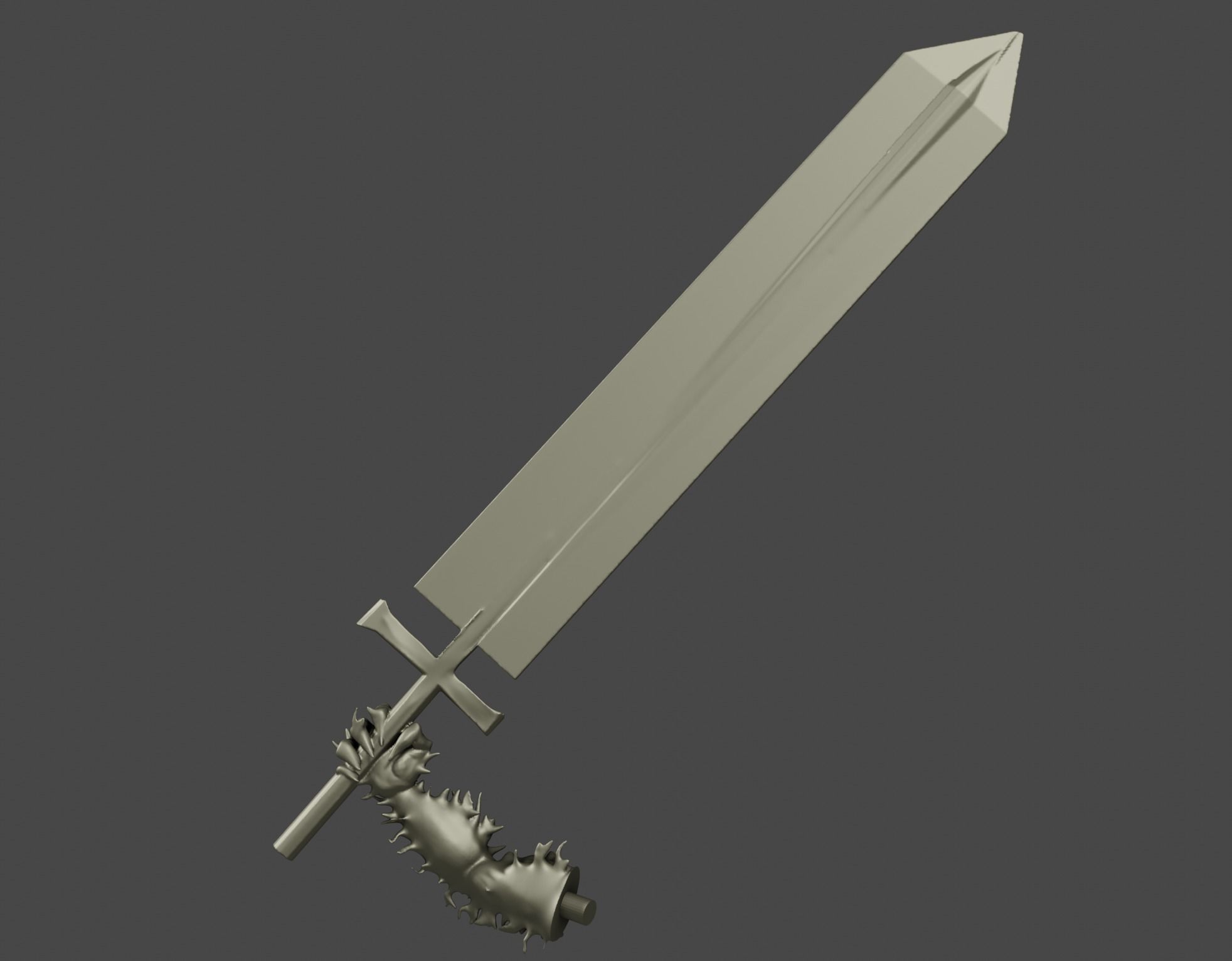 Asta Demon - Black Clover Sculpt PRINT READY 3D print model_19