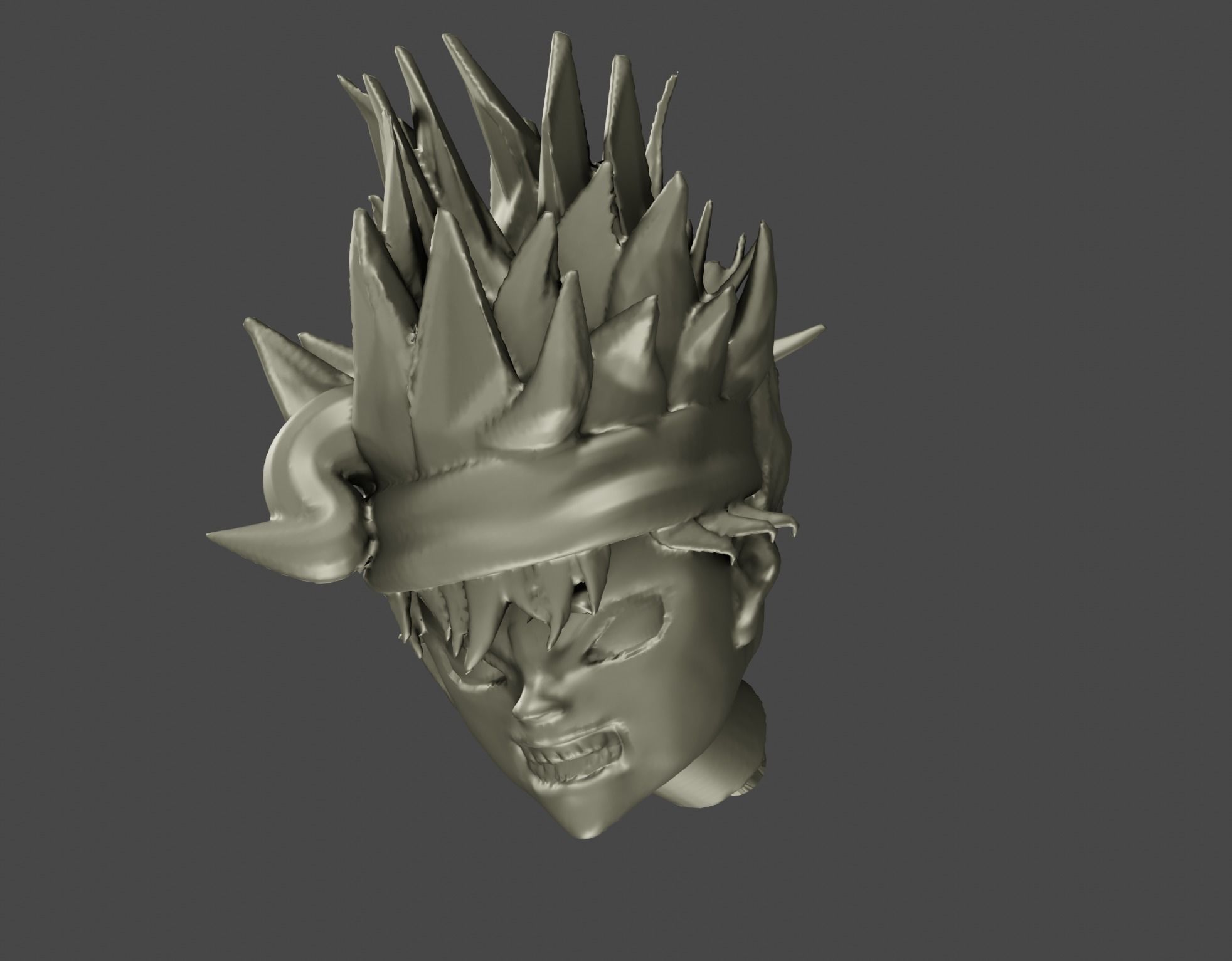 Asta Demon - Black Clover Sculpt PRINT READY 3D print model_18