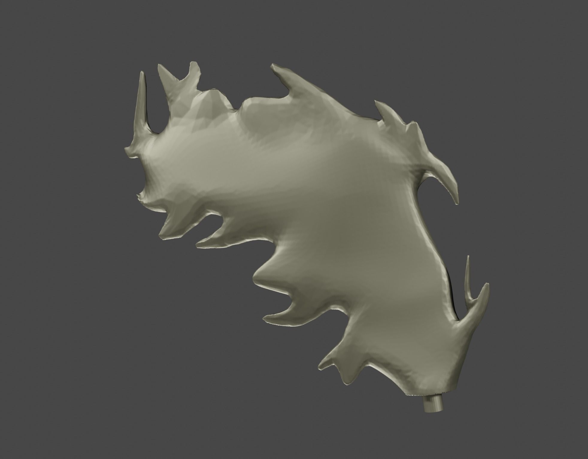 Asta Demon - Black Clover Sculpt PRINT READY 3D print model_17