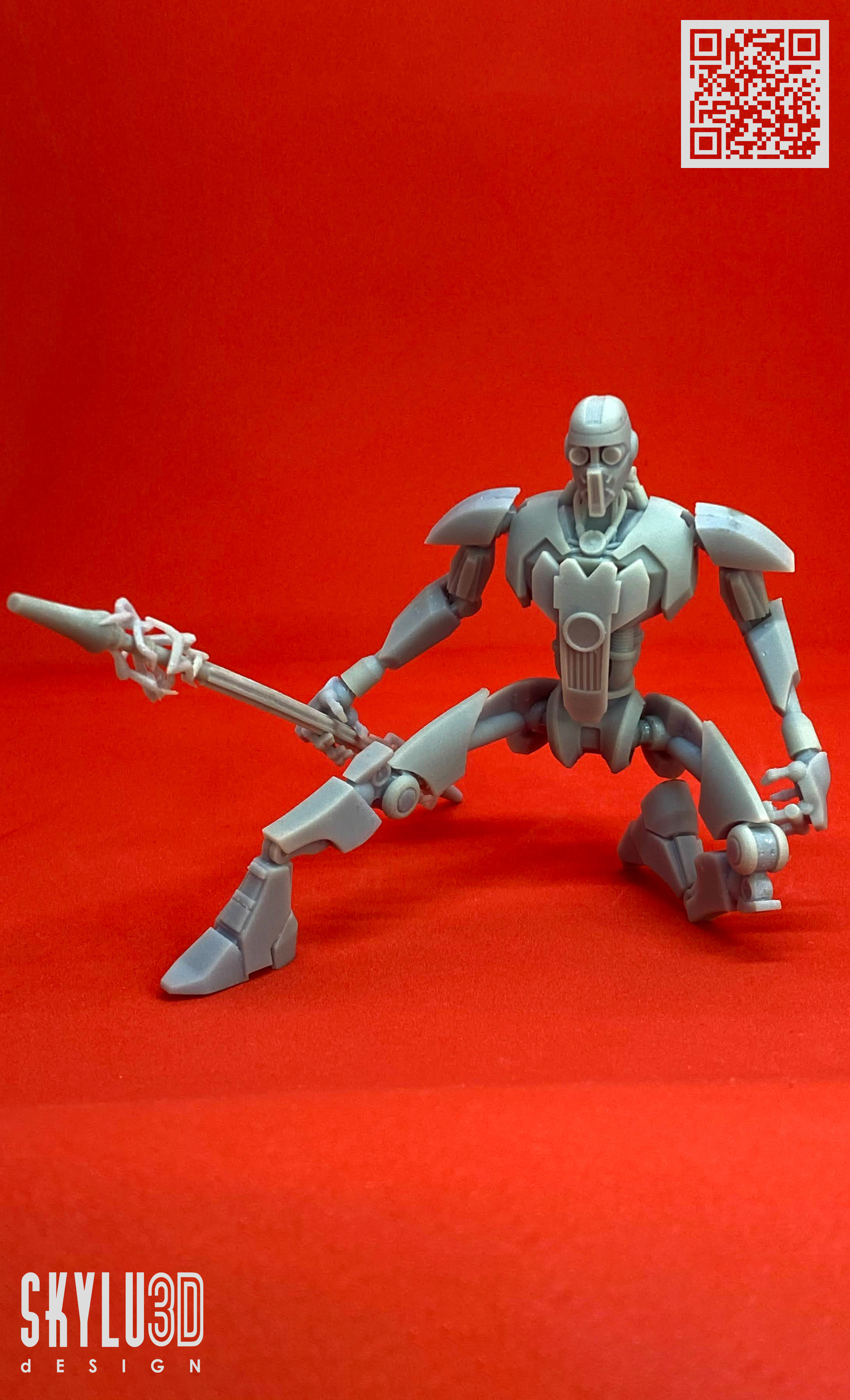 IG-100 Magnaguard 6 inch Articulated Figure STL 3D print model_4