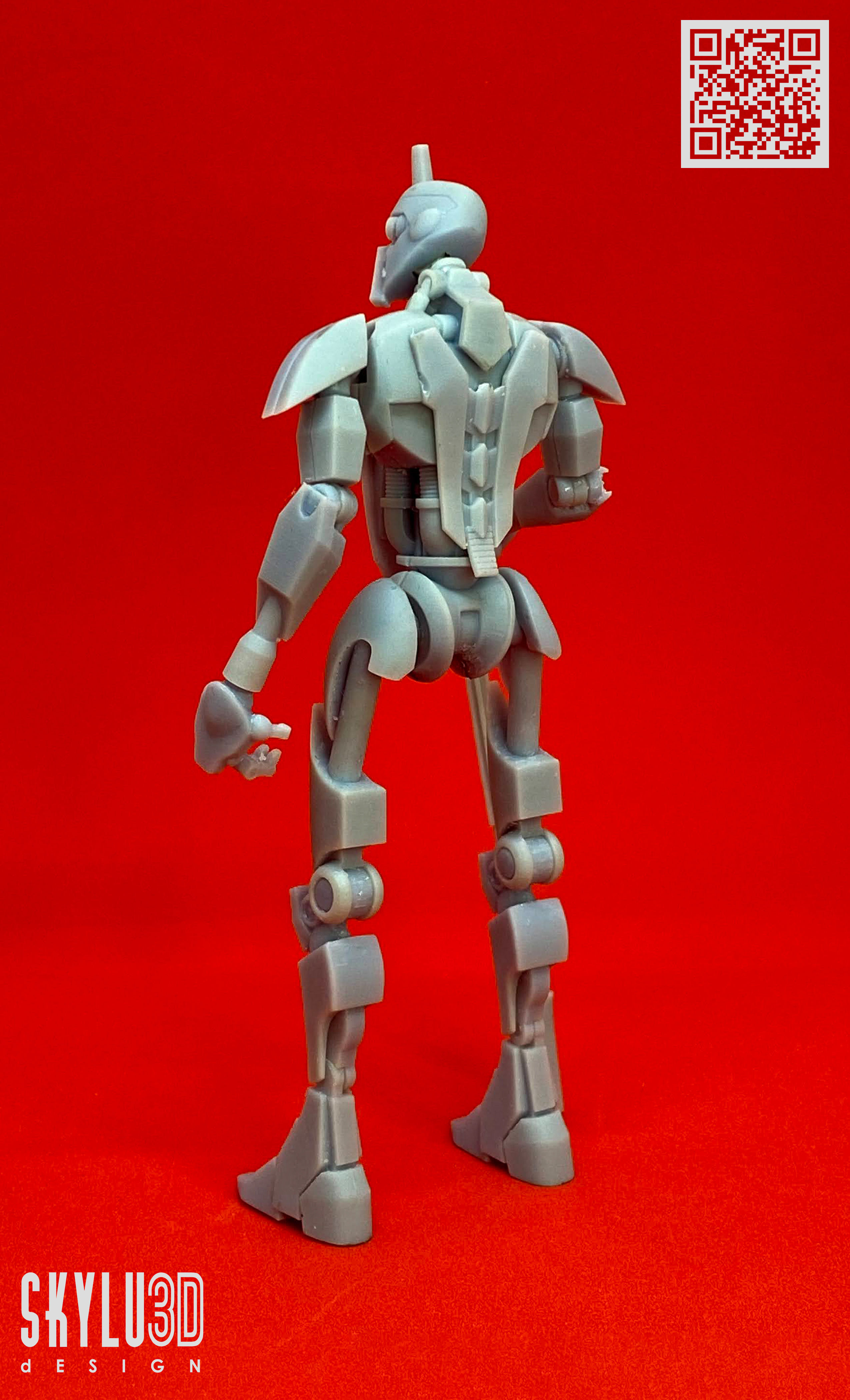 IG-100 Magnaguard 6 inch Articulated Figure STL 3D print model_5