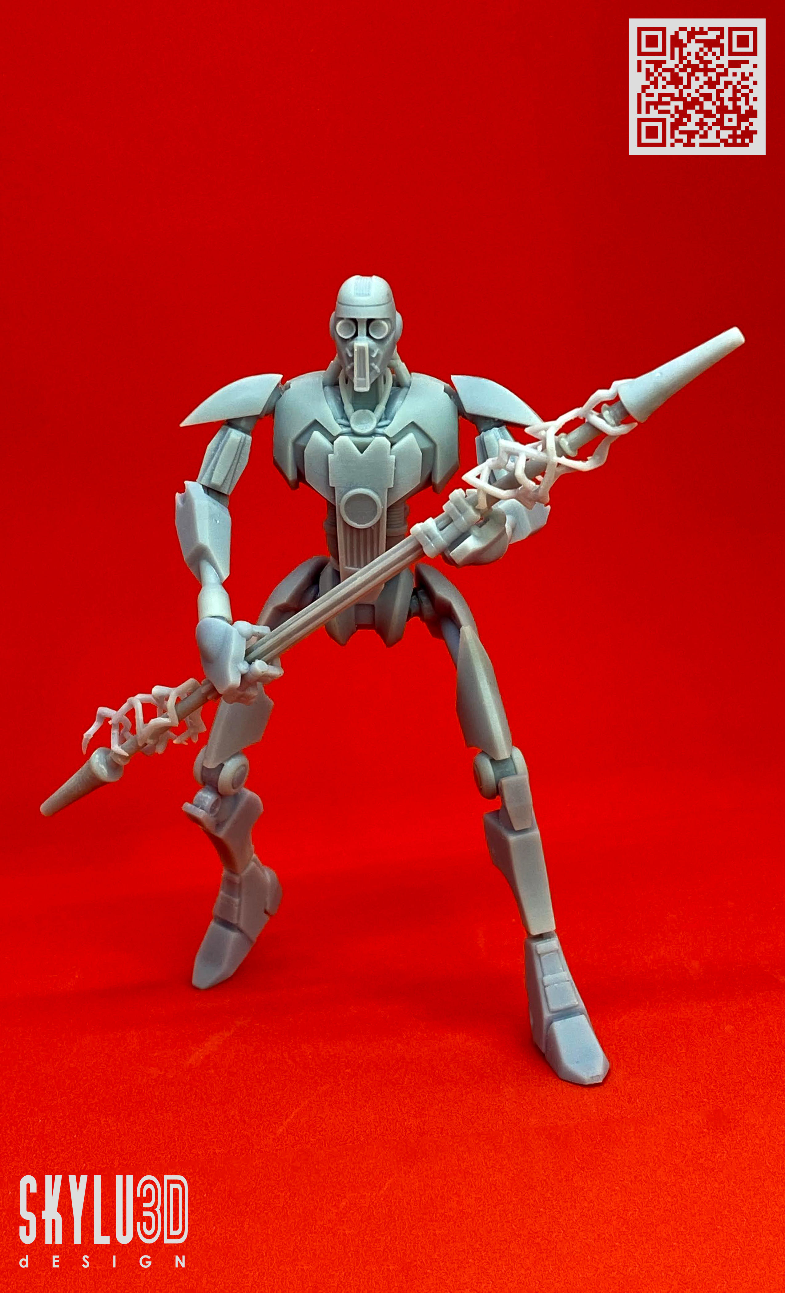 IG-100 Magnaguard 6 inch Articulated Figure STL 3D print model_3