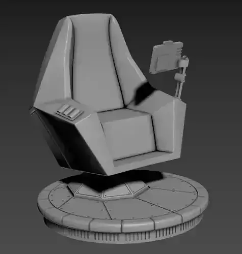 Grand Admiral Thrawn Command Chair - 3d print STL 3D print model