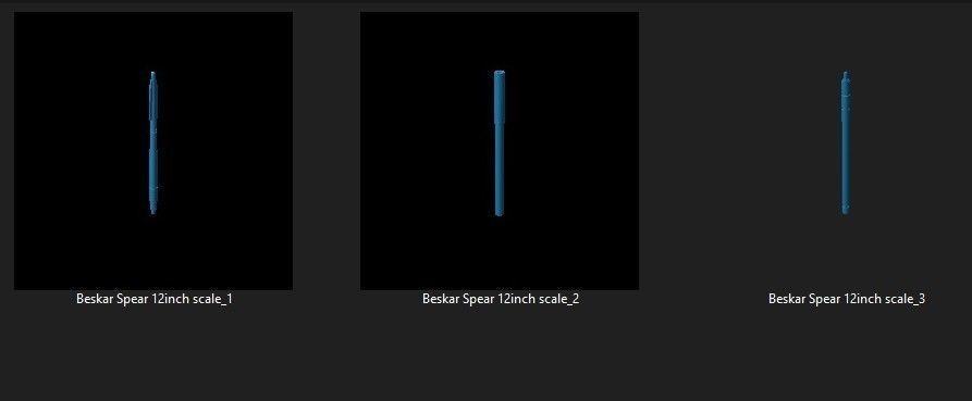 Beskar Spear 3d print model scaled model 3D print model_1