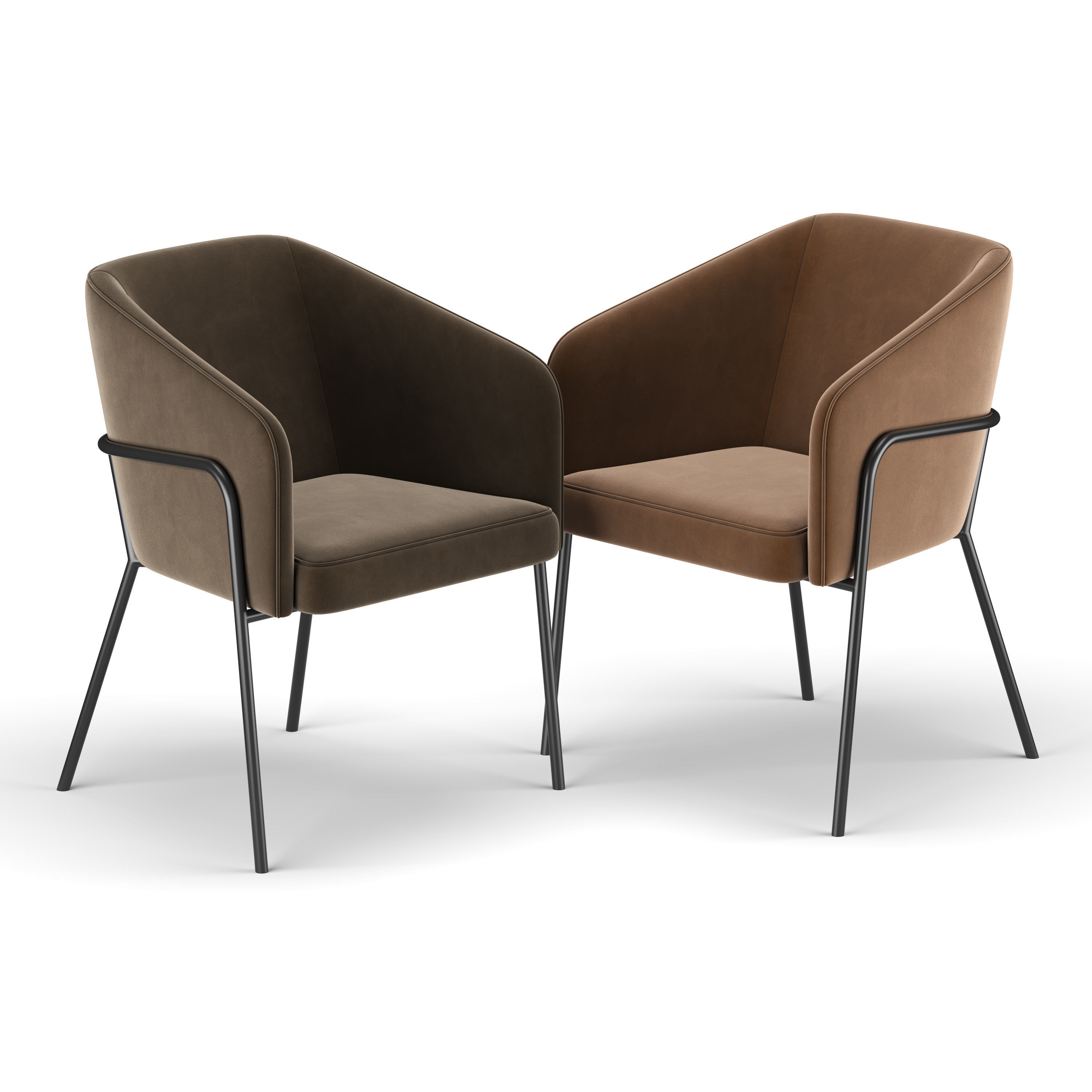 Milla Dining Chair 3D model_4