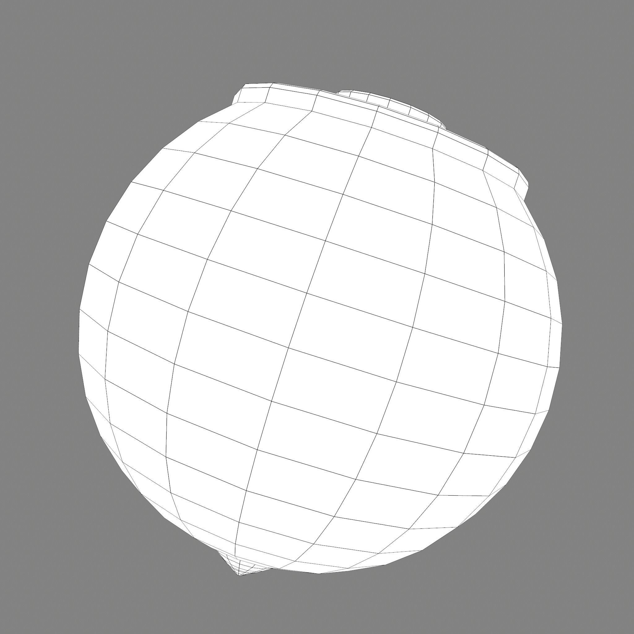 Medieval Spinning Top Low-poly 3D model_22