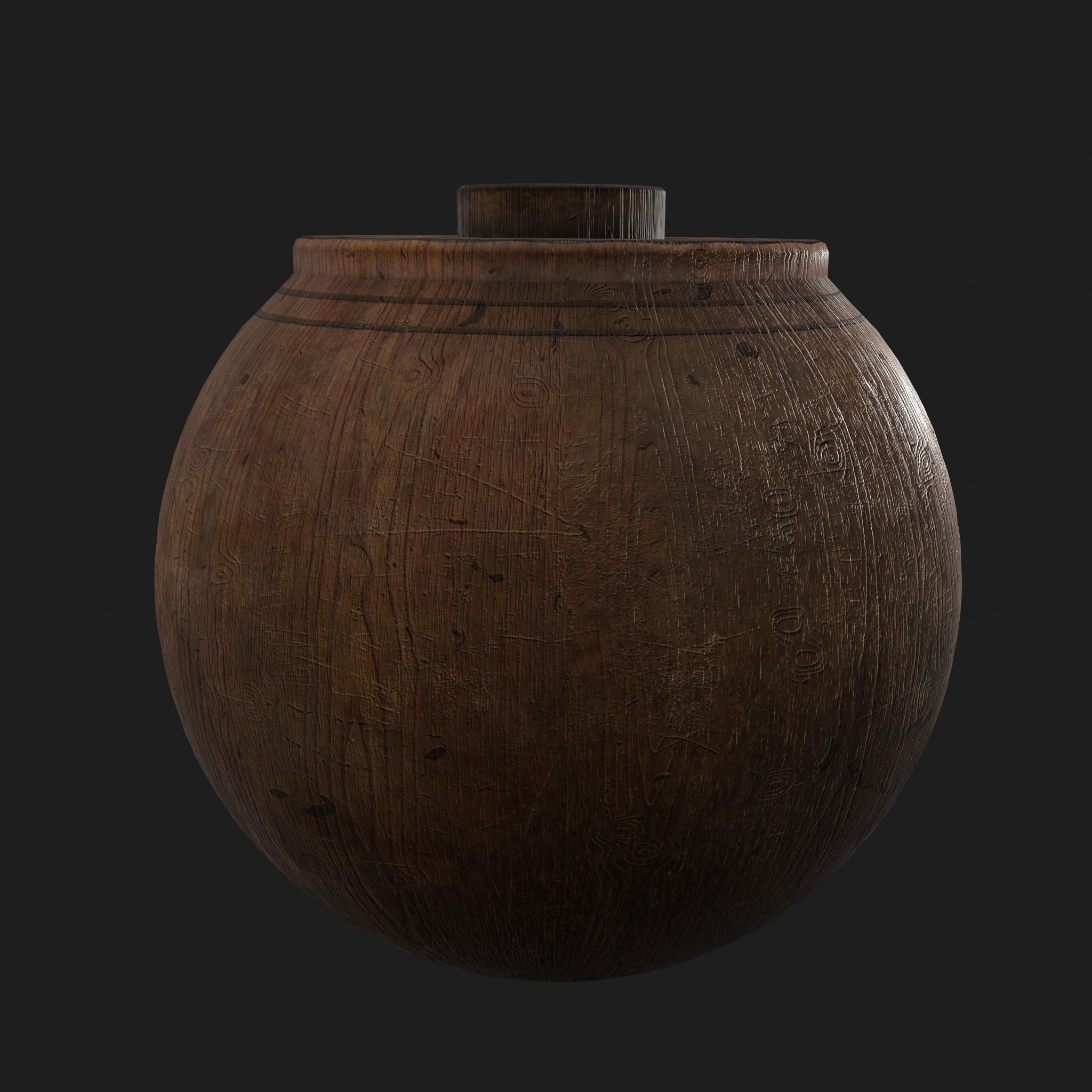 Medieval Spinning Top Low-poly 3D model_16