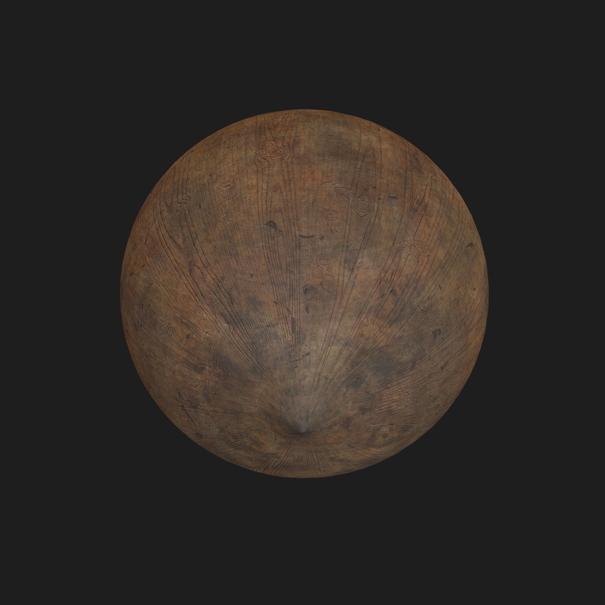 Medieval Spinning Top Low-poly 3D model_4