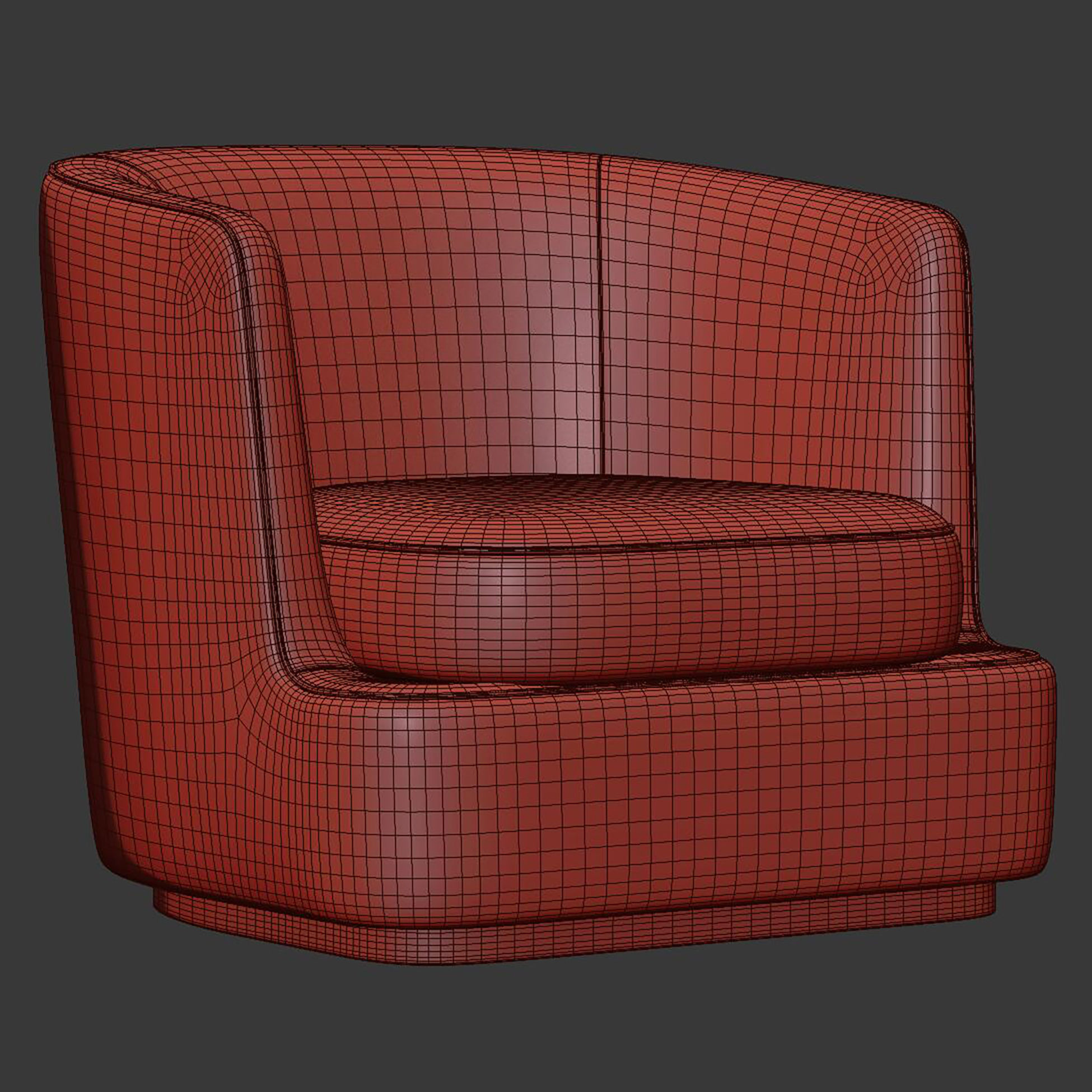 Apollo Armchair 3D model_6