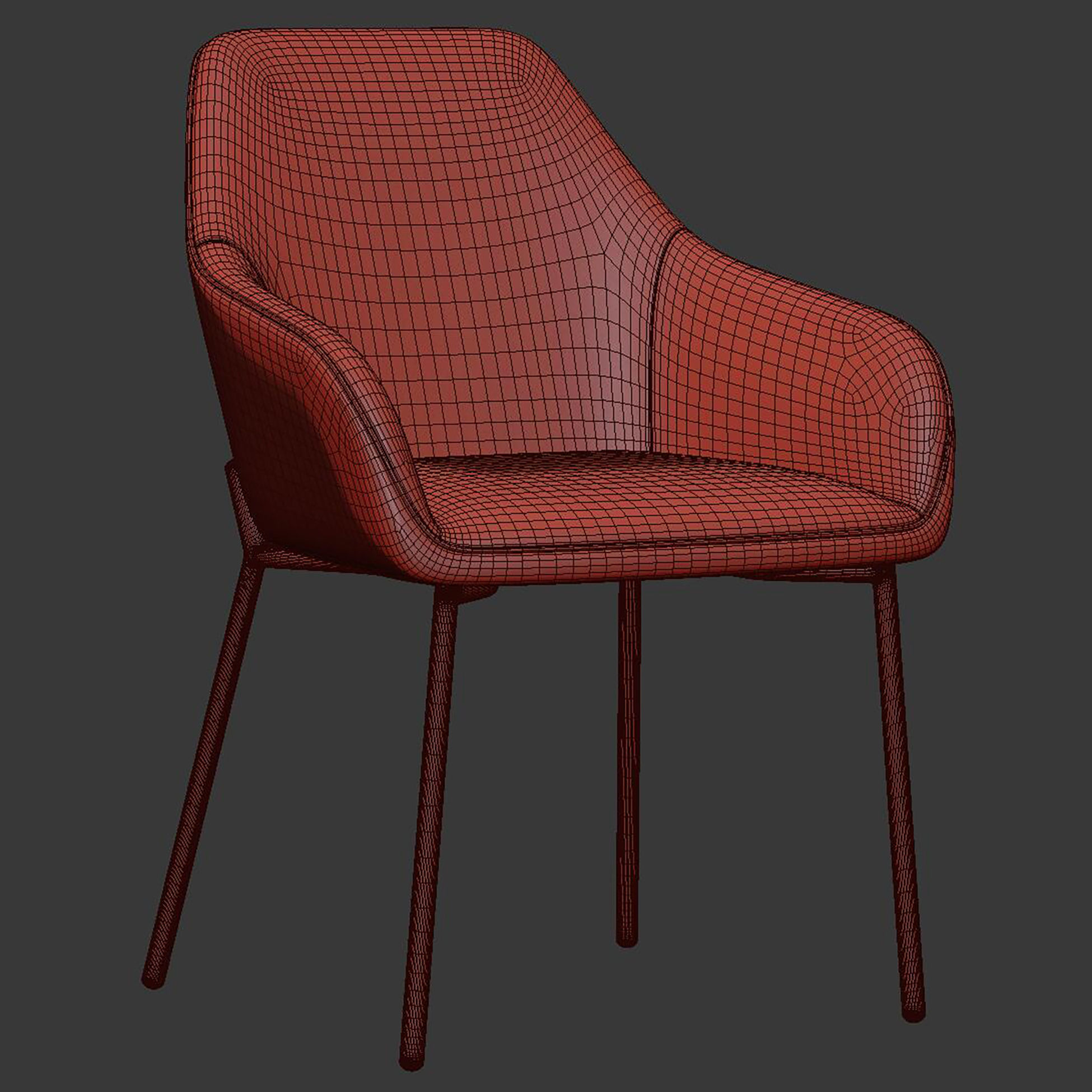 Daniella Dining Chair 3D model_6