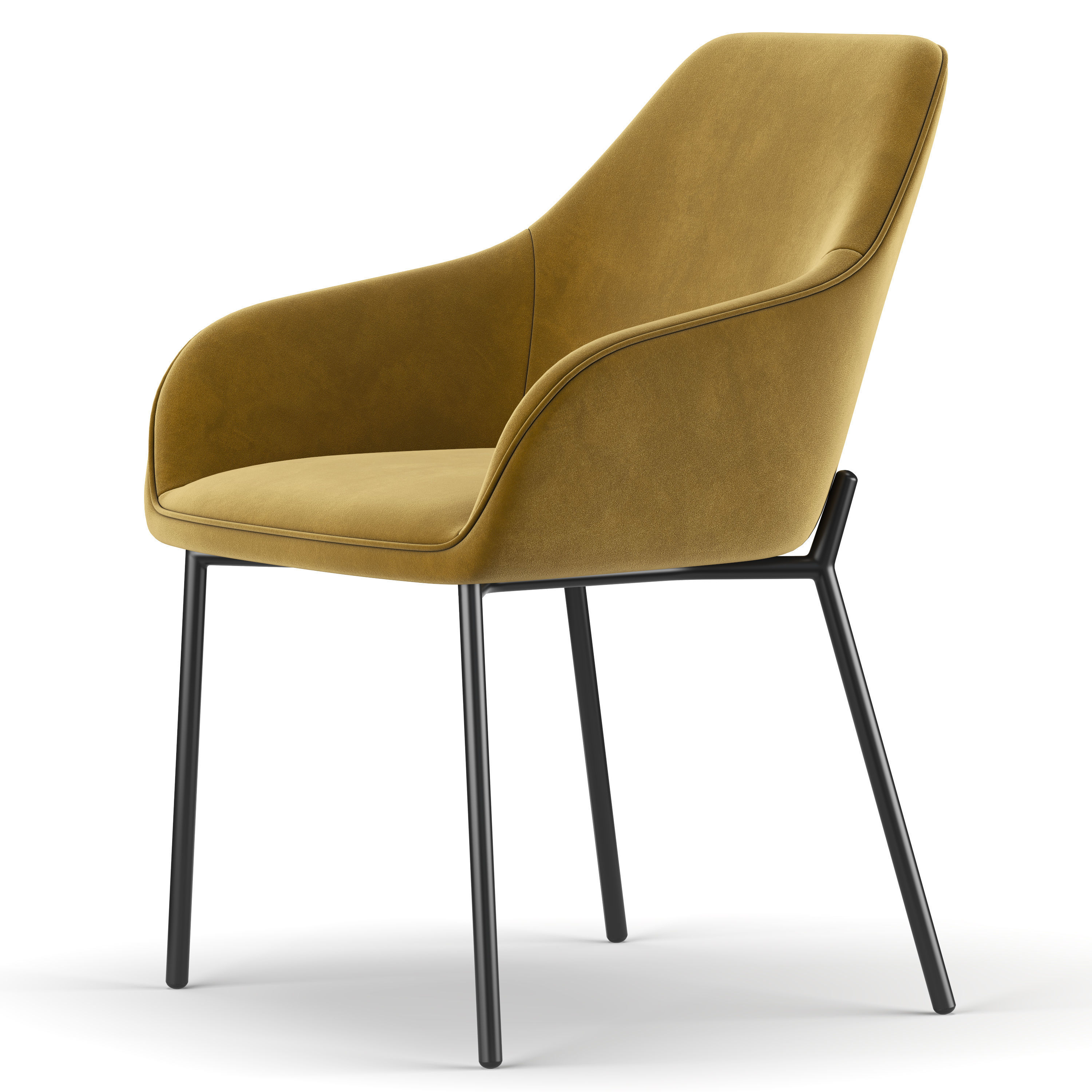 Daniella Dining Chair 3D model_3