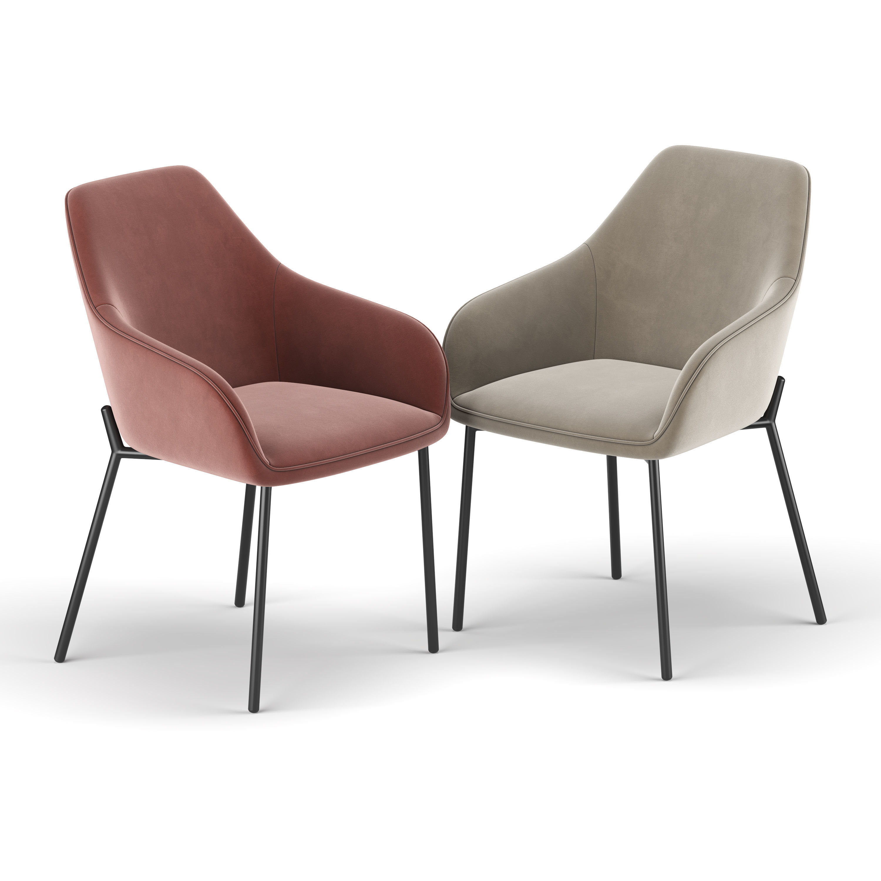 Daniella Dining Chair 3D model_5