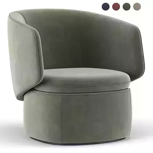 Crescent Swivel Chair