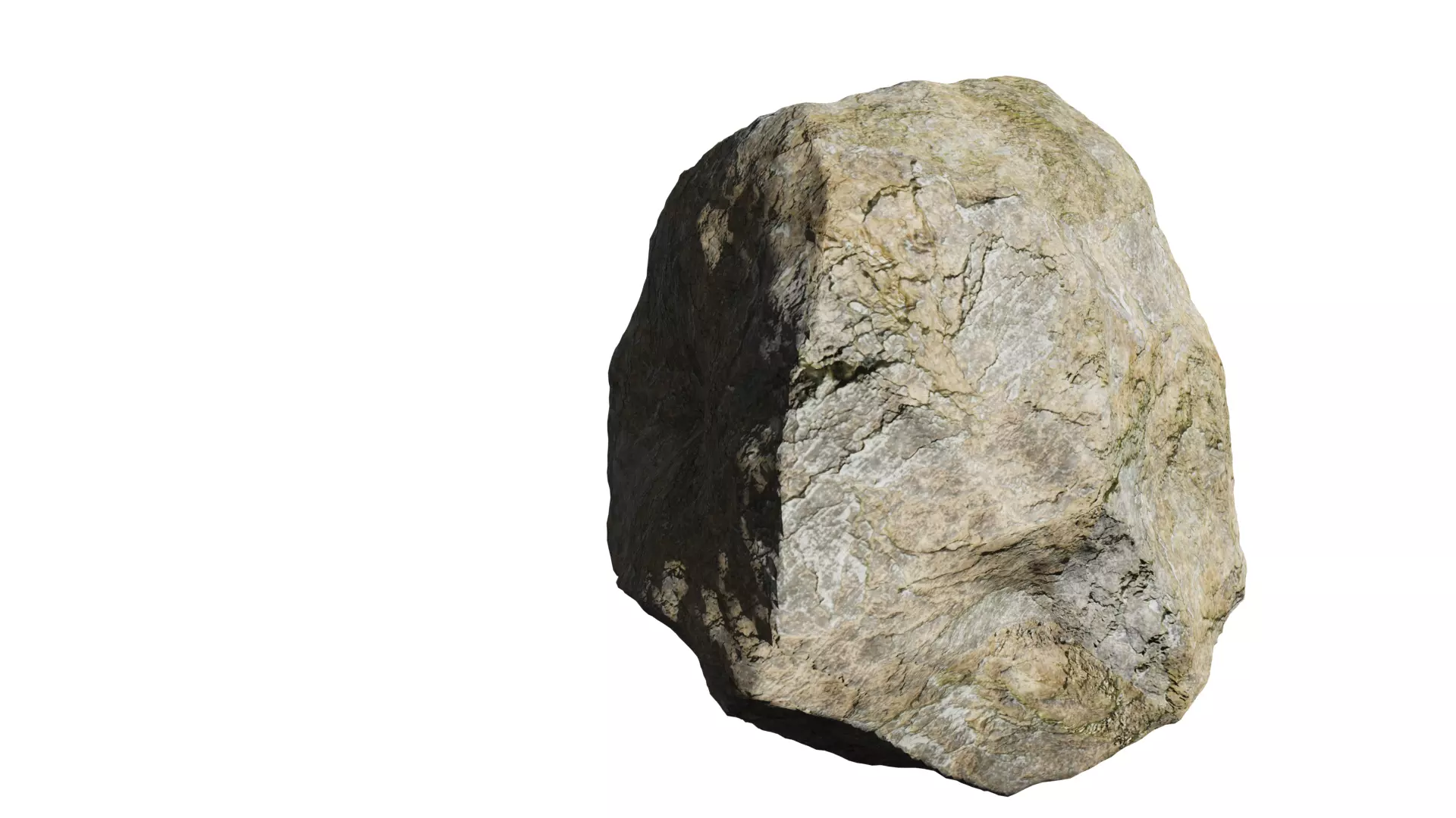 ZB 20210411 Rock Low-poly 3D model_0