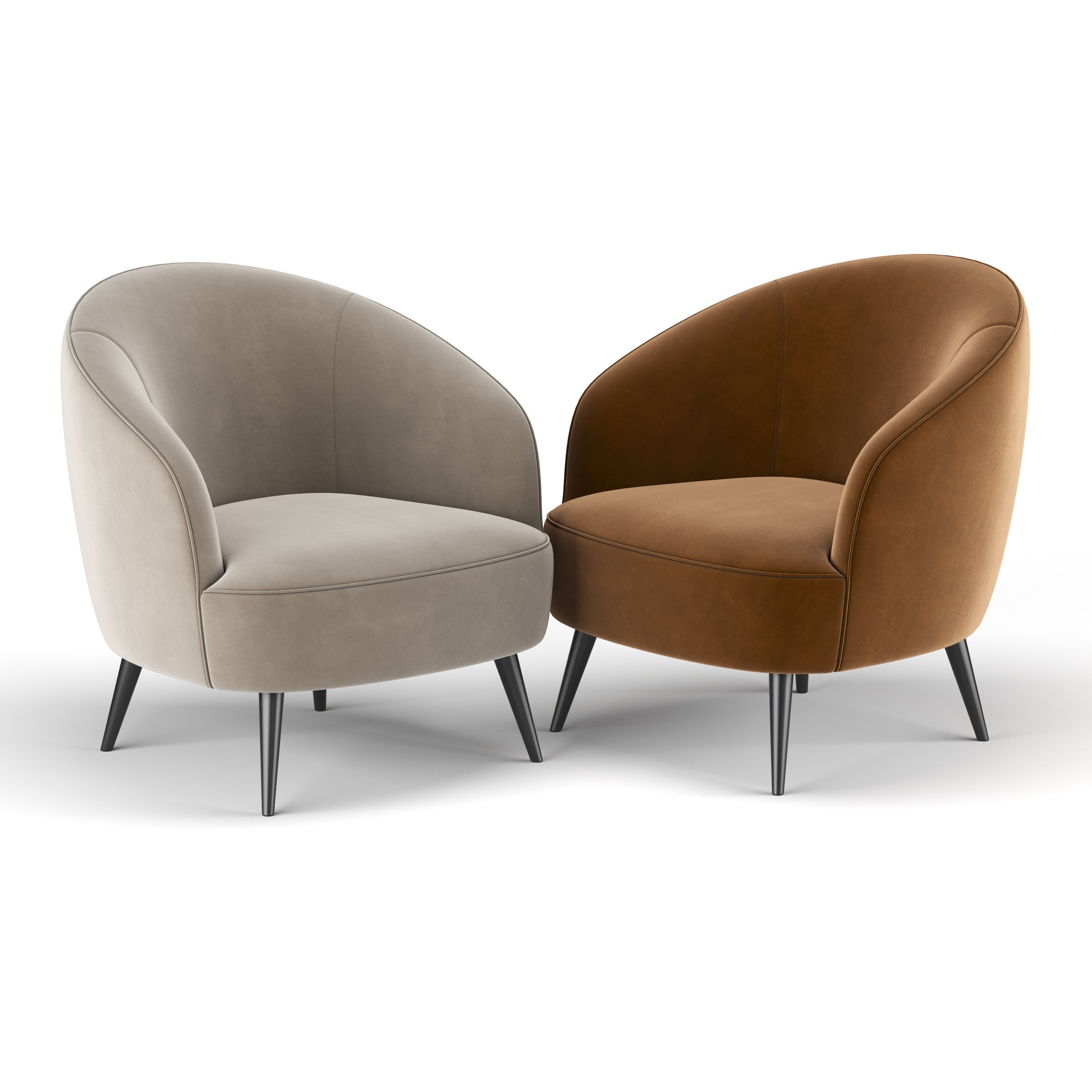 Kourtnee Chair 3D model_5