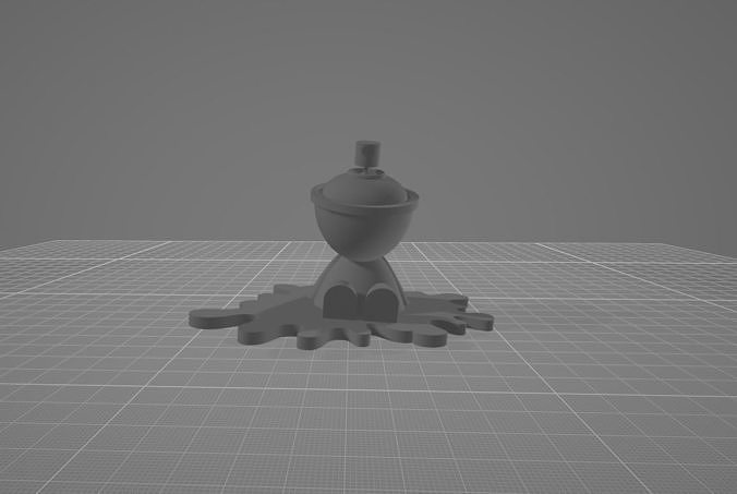 CAN HEAD GRAFFITI FIGURE 3D print model
