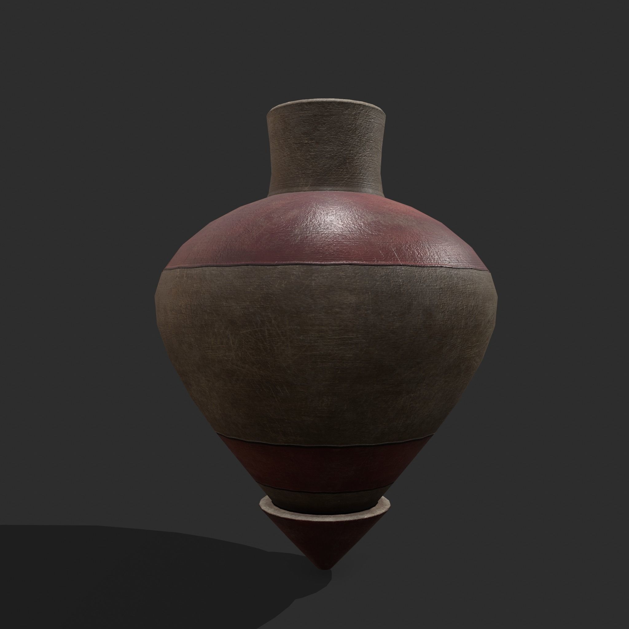 Medieval Spinning Top 2  Low-poly 3D model_8