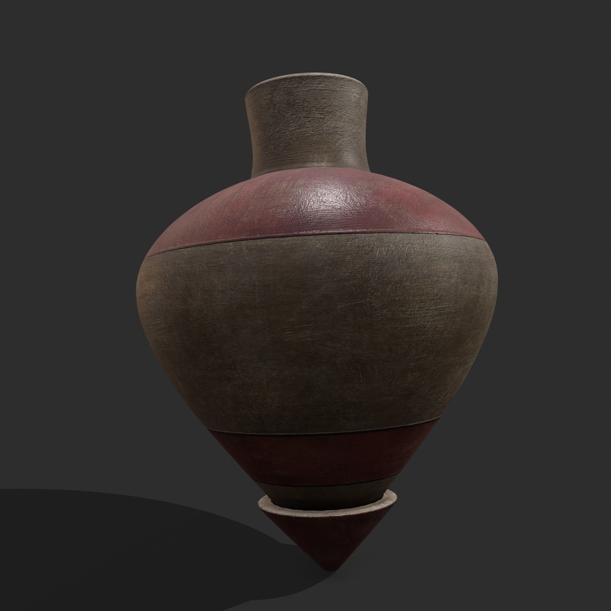 Medieval Spinning Top 2  Low-poly 3D model_14