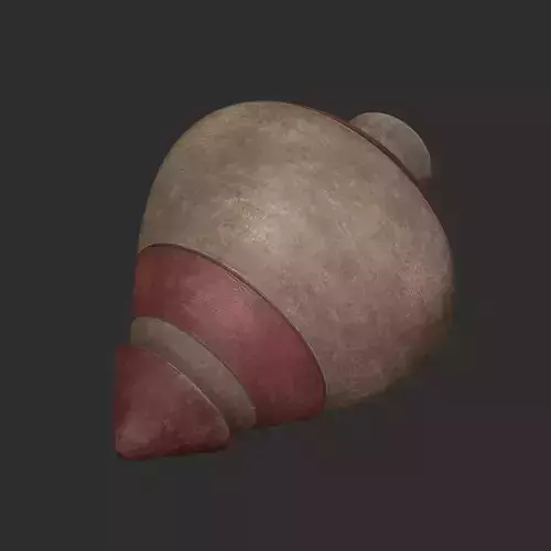 Medieval Spinning Top 2  Low-poly 3D model