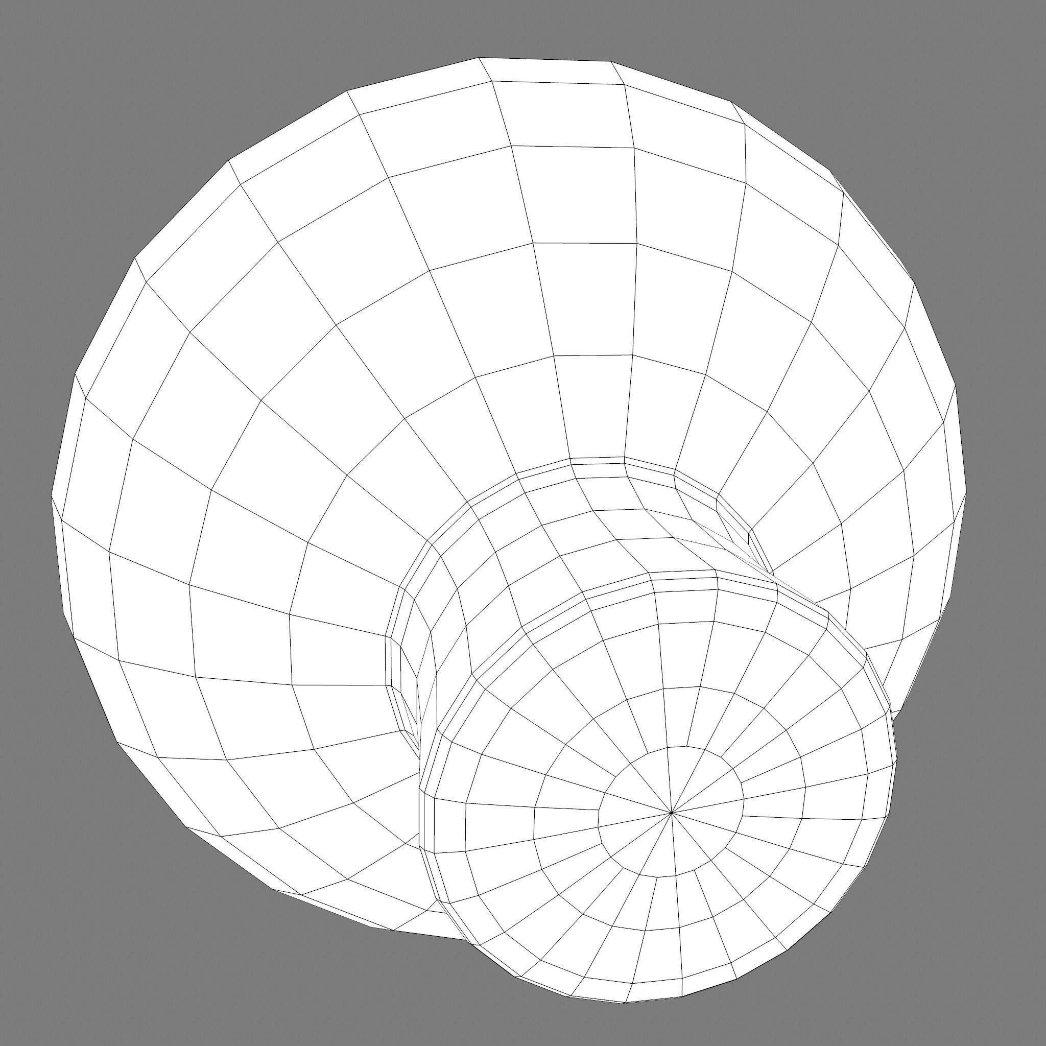 Medieval Spinning Top 2  Low-poly 3D model_26