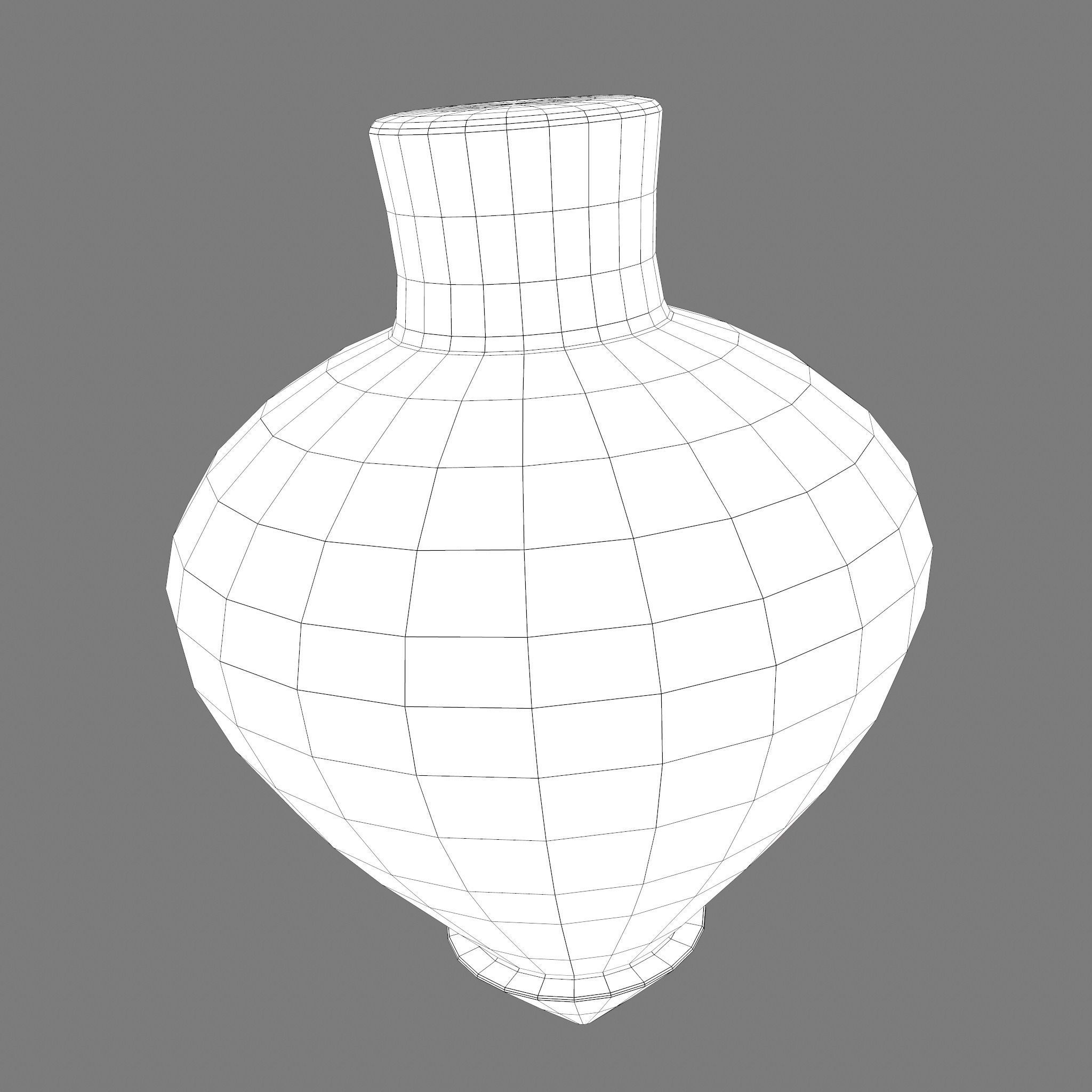 Medieval Spinning Top 2  Low-poly 3D model_18