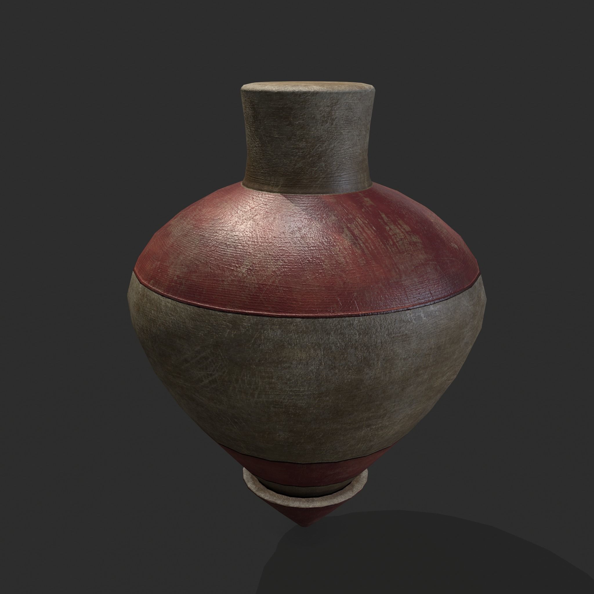 Medieval Spinning Top 2  Low-poly 3D model_3