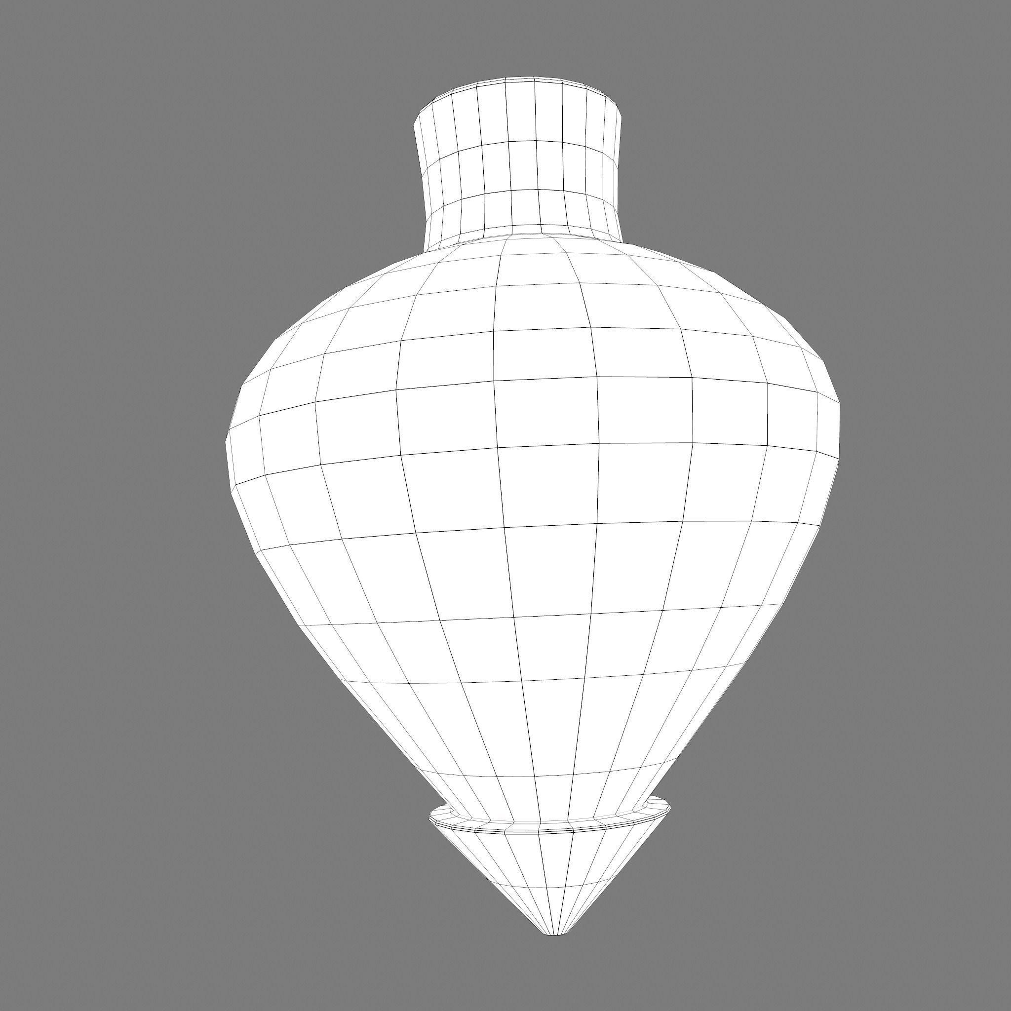 Medieval Spinning Top 2  Low-poly 3D model_19