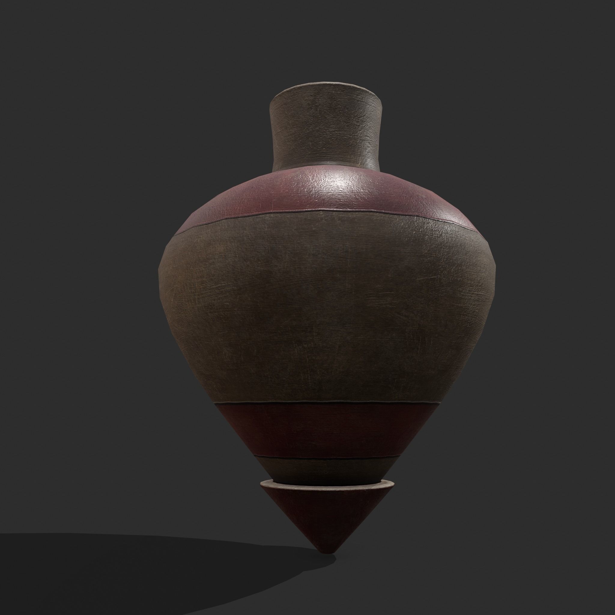 Medieval Spinning Top 2  Low-poly 3D model_9