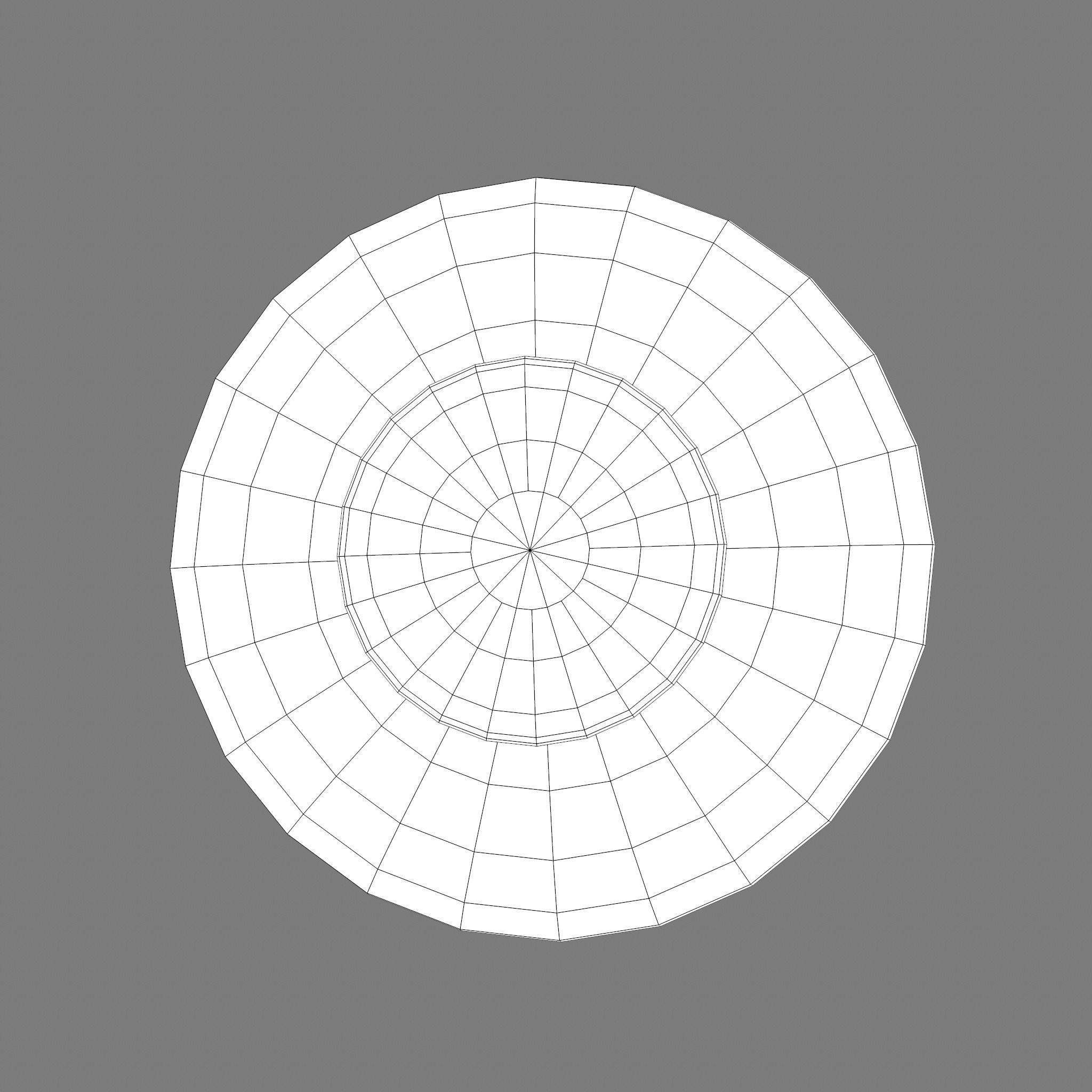 Medieval Spinning Top 2  Low-poly 3D model_20