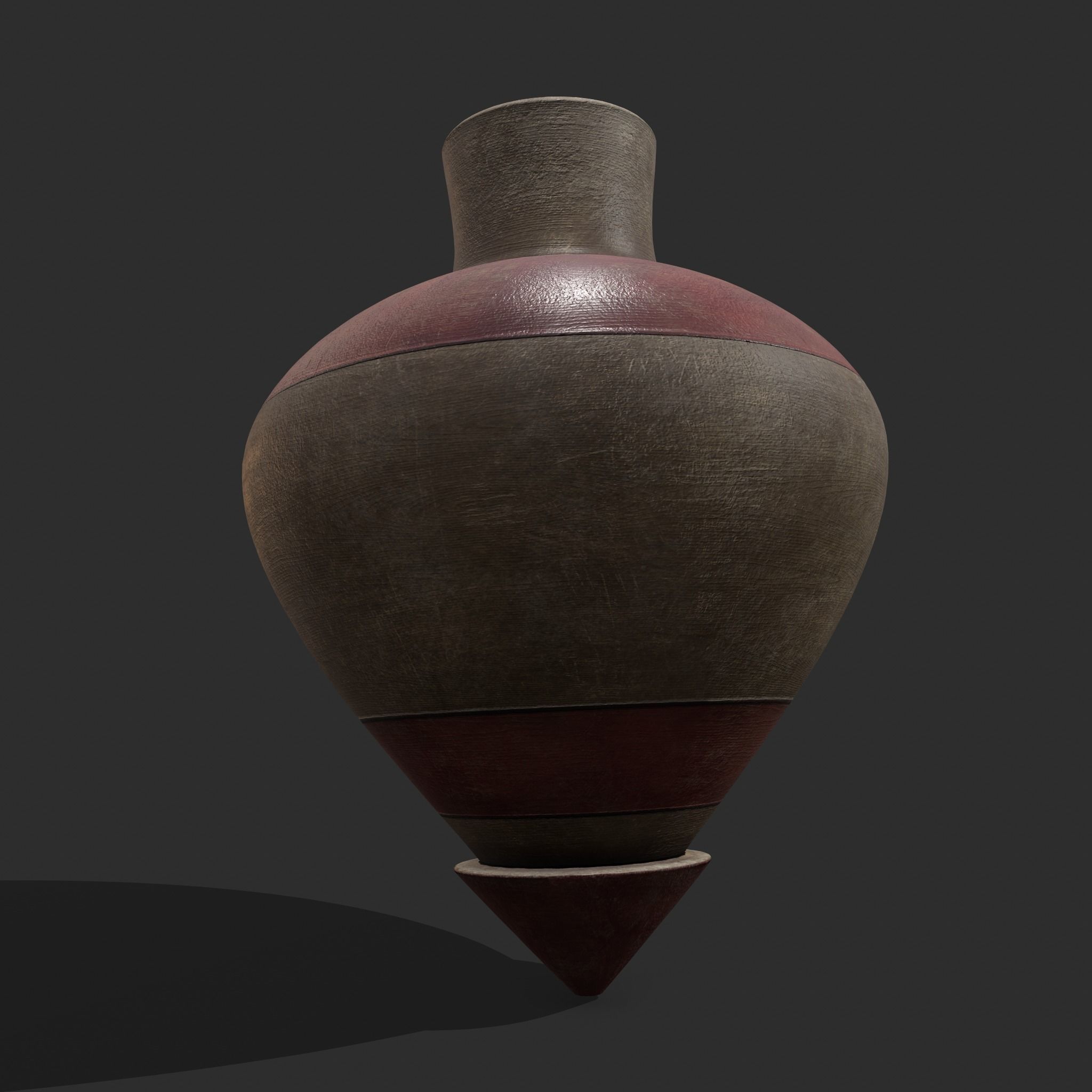 Medieval Spinning Top 2  Low-poly 3D model_16