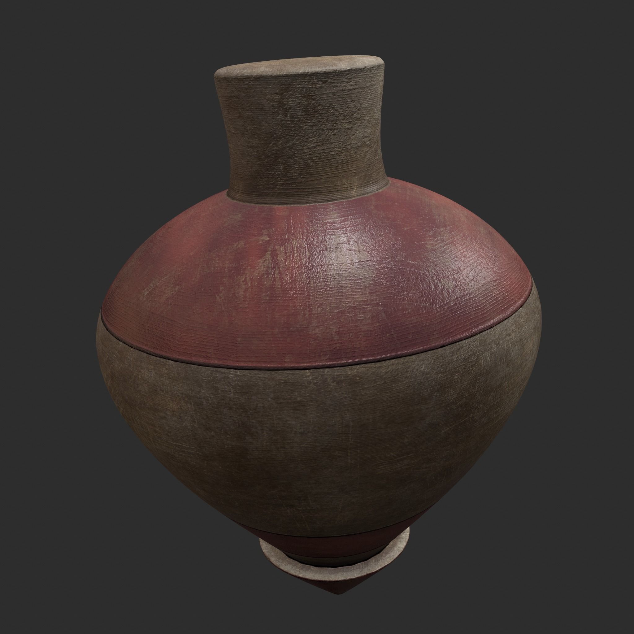 Medieval Spinning Top 2  Low-poly 3D model_17