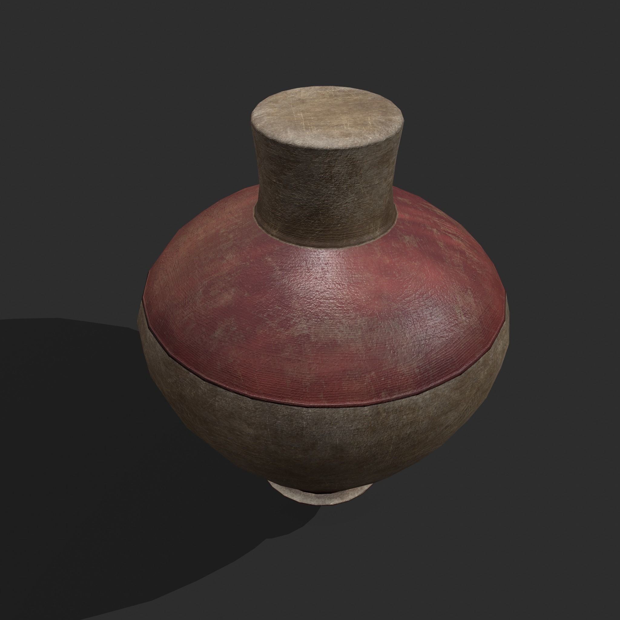 Medieval Spinning Top 2  Low-poly 3D model_5