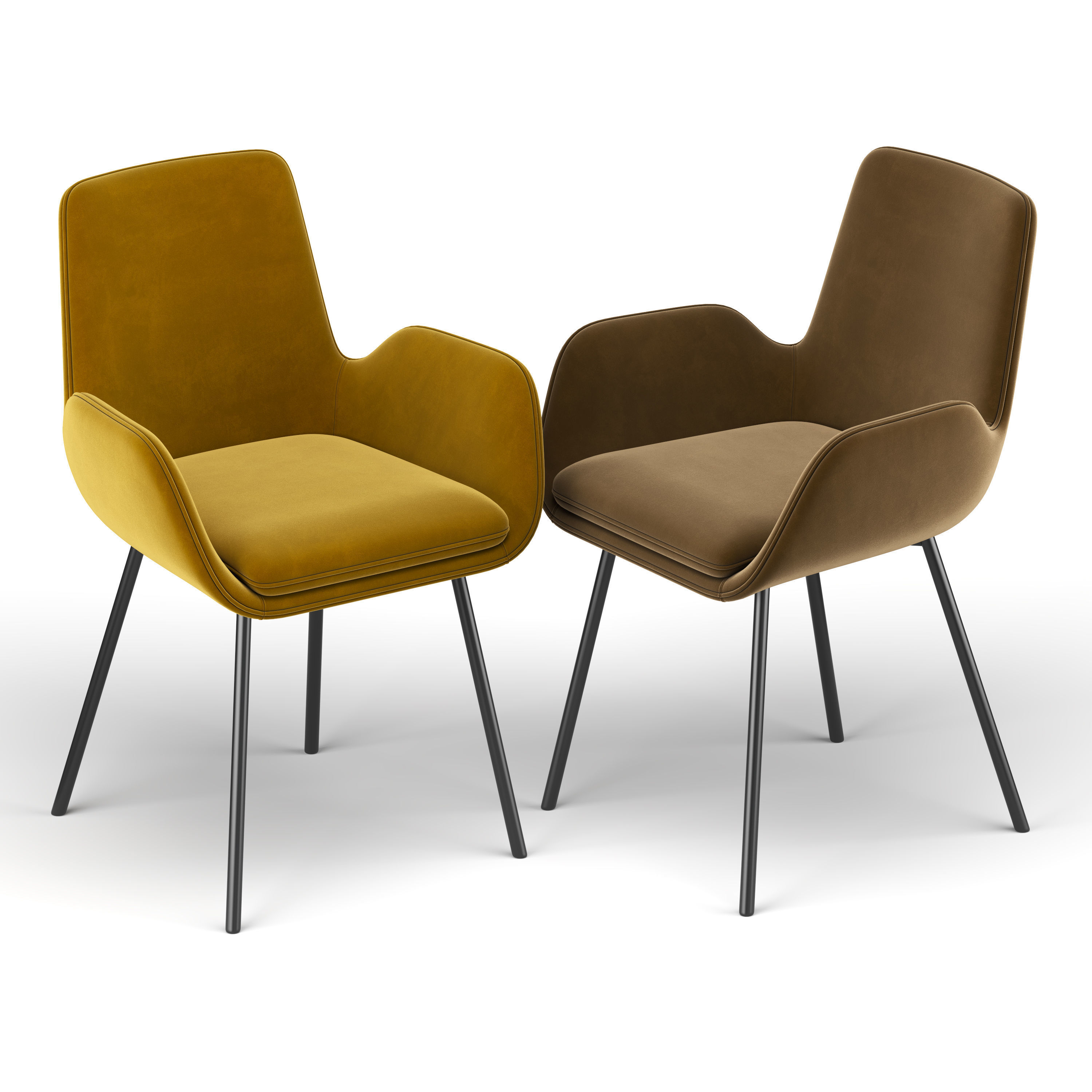 PIKE Dining Chair 3D model_5
